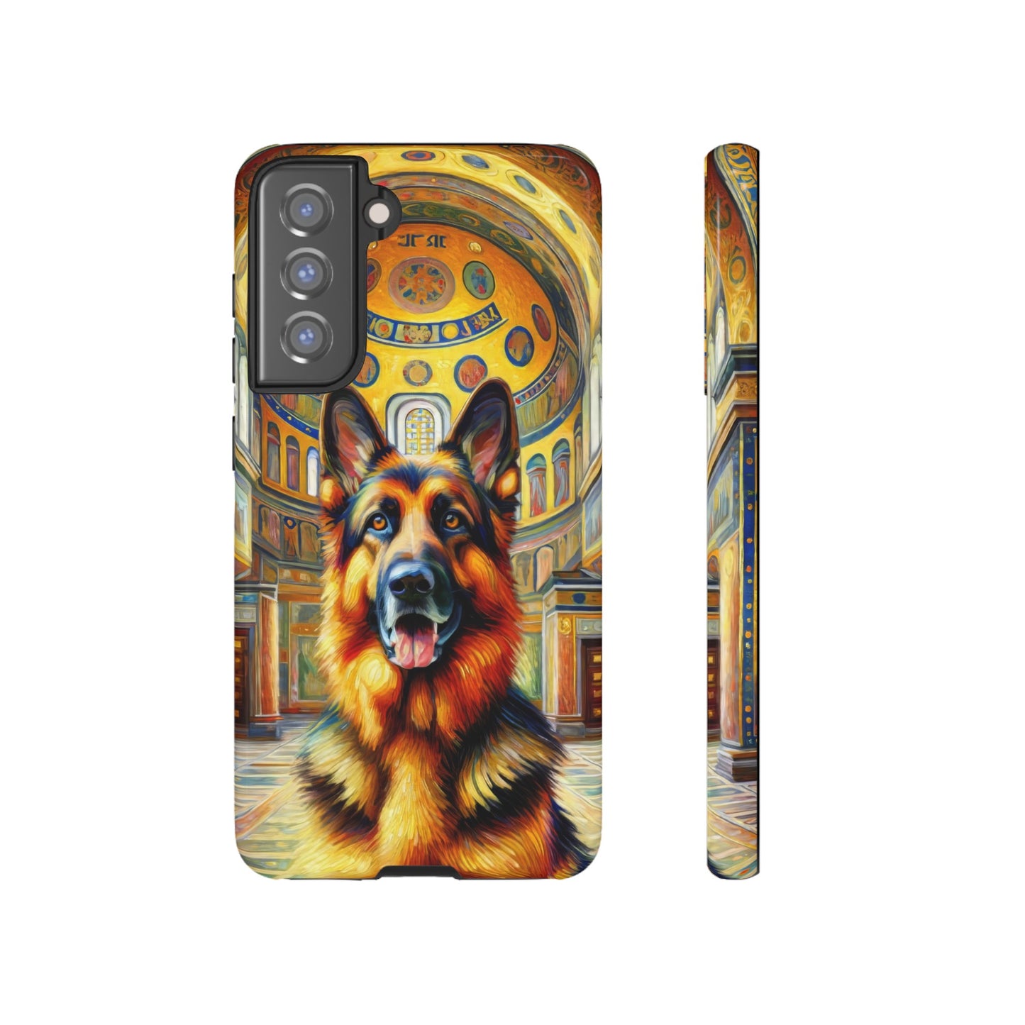 Neo-impressionist German Shepherd Phone Case