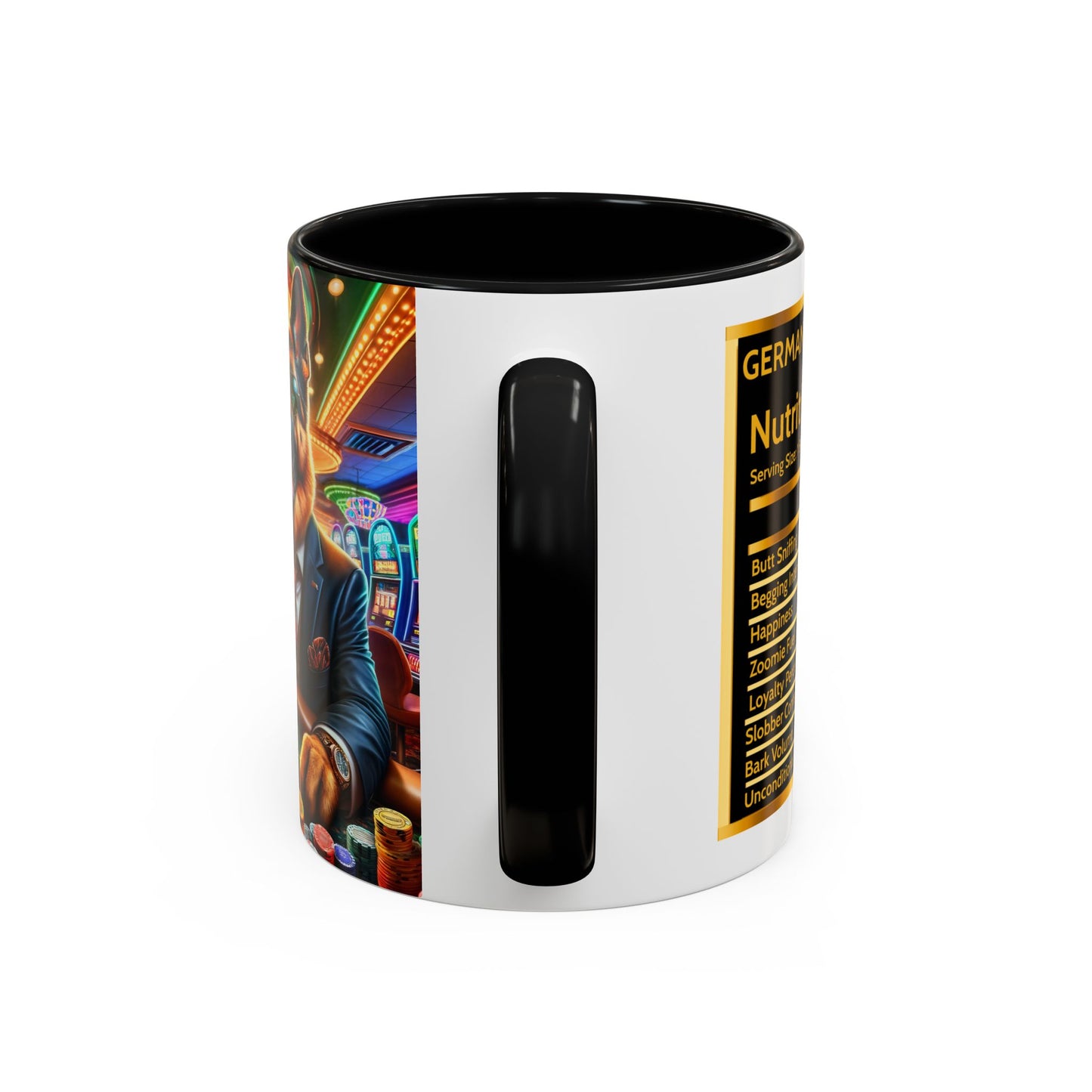 German Shepherd Playing Poker Coffee Mug