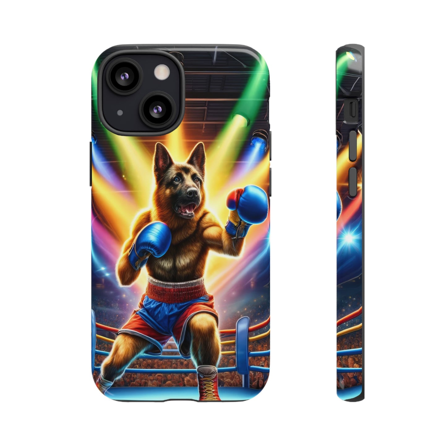 German Shepherd Boxing Phone Case