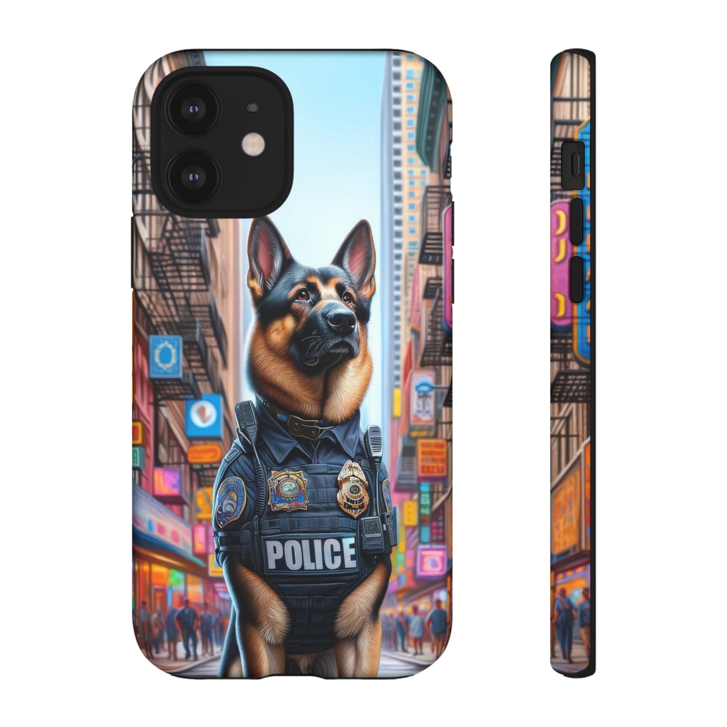 German Shepherd Police Officer Phone Case