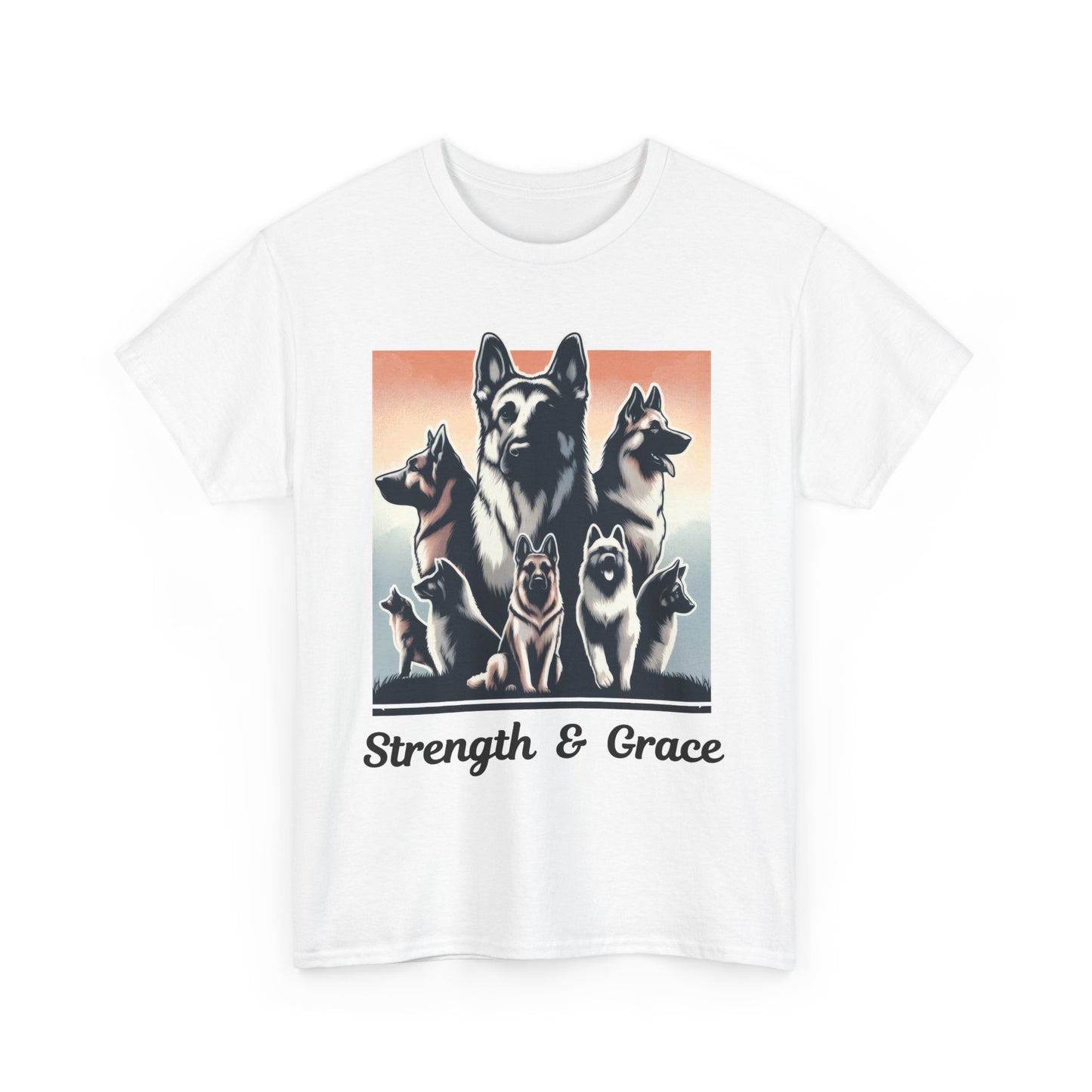 Strength And Grace T-Shirt (13 colors) (German Shepherd)