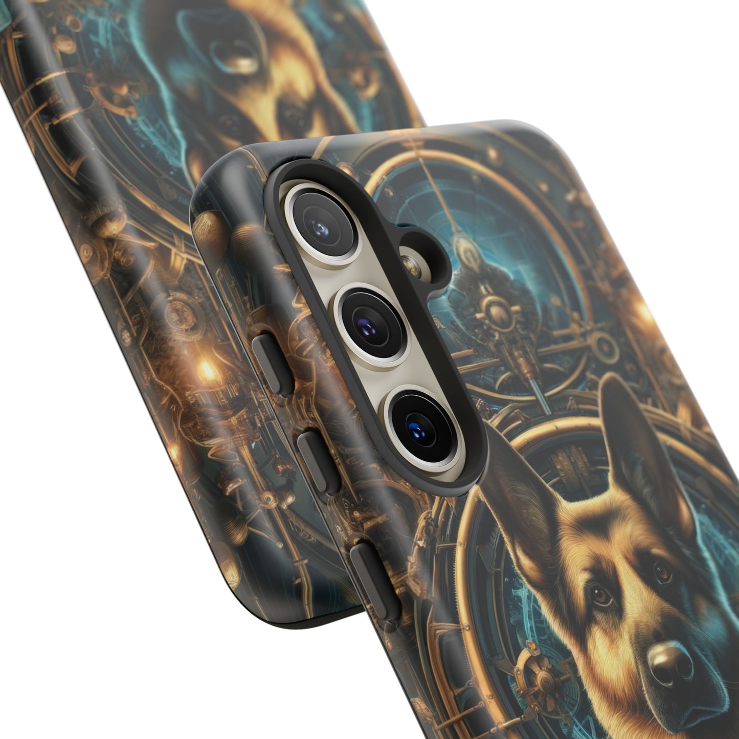 Steampunk Fantasy V2 German Shepherd Phone Case