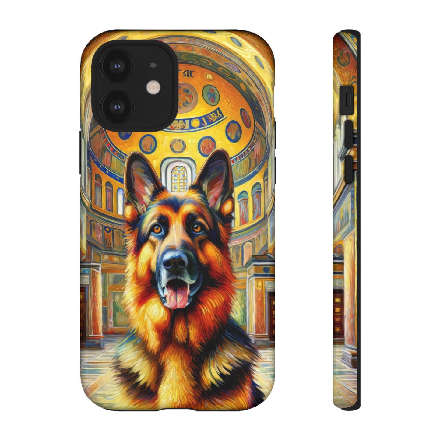 Neo-impressionist German Shepherd Phone Case