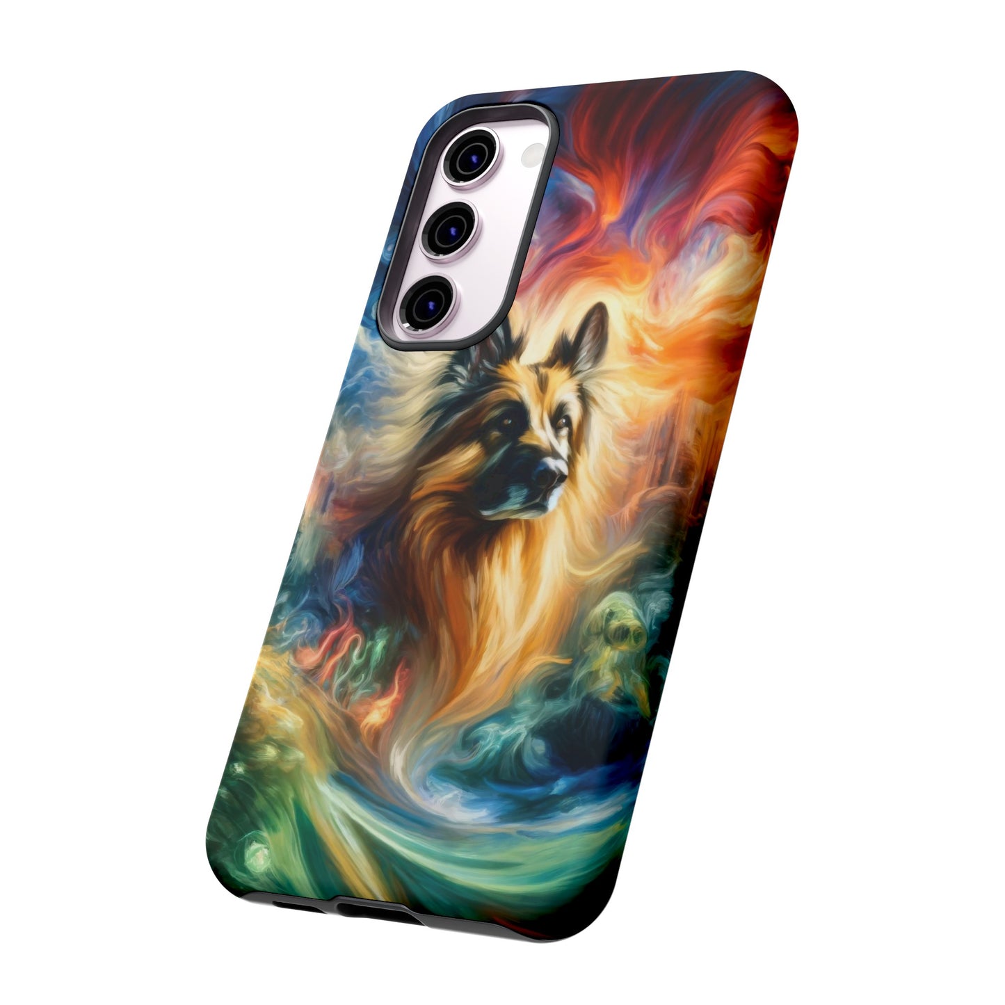 Expressionism and fantasy German Shepherd Phone Case