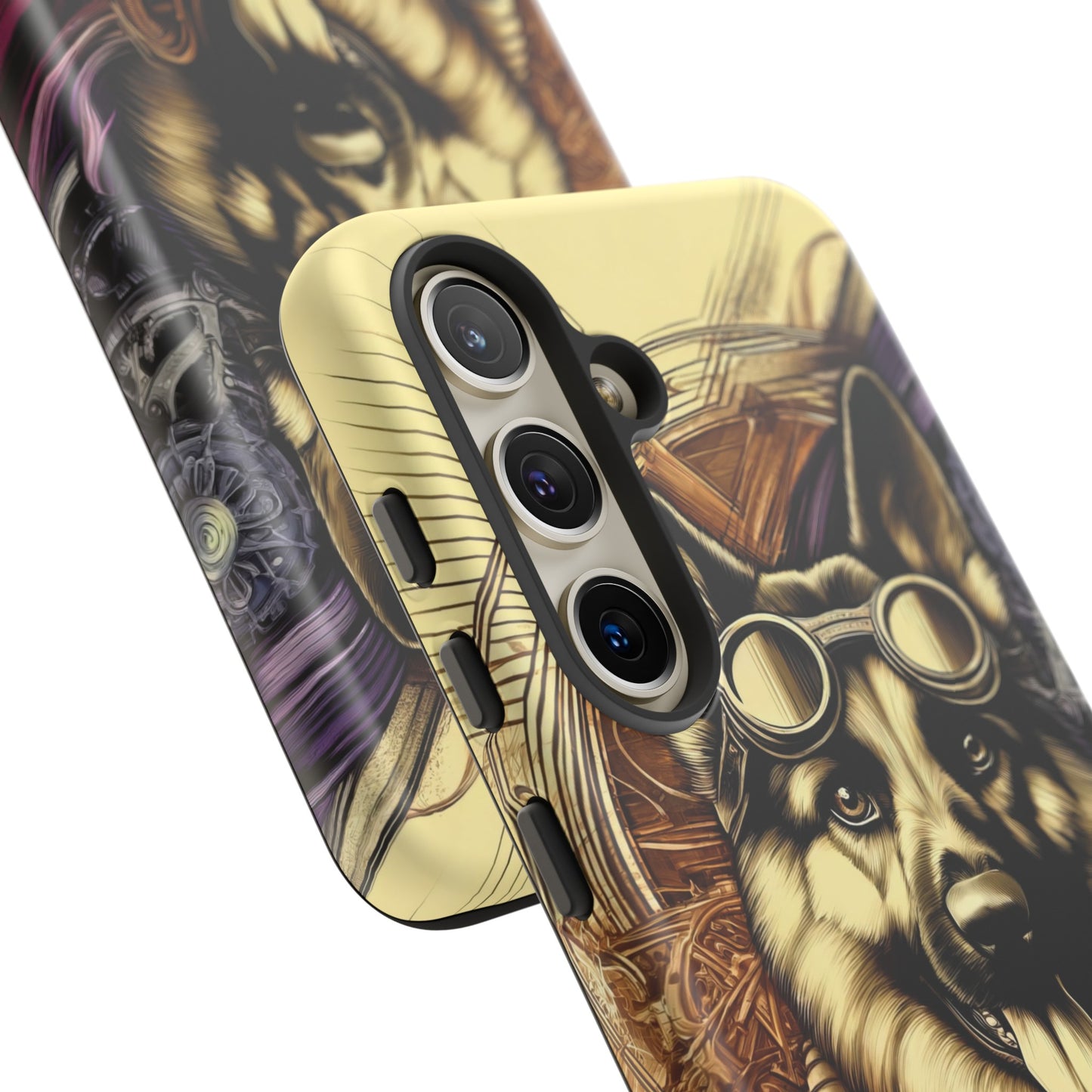 Steampunk German Shepherd Phone Case