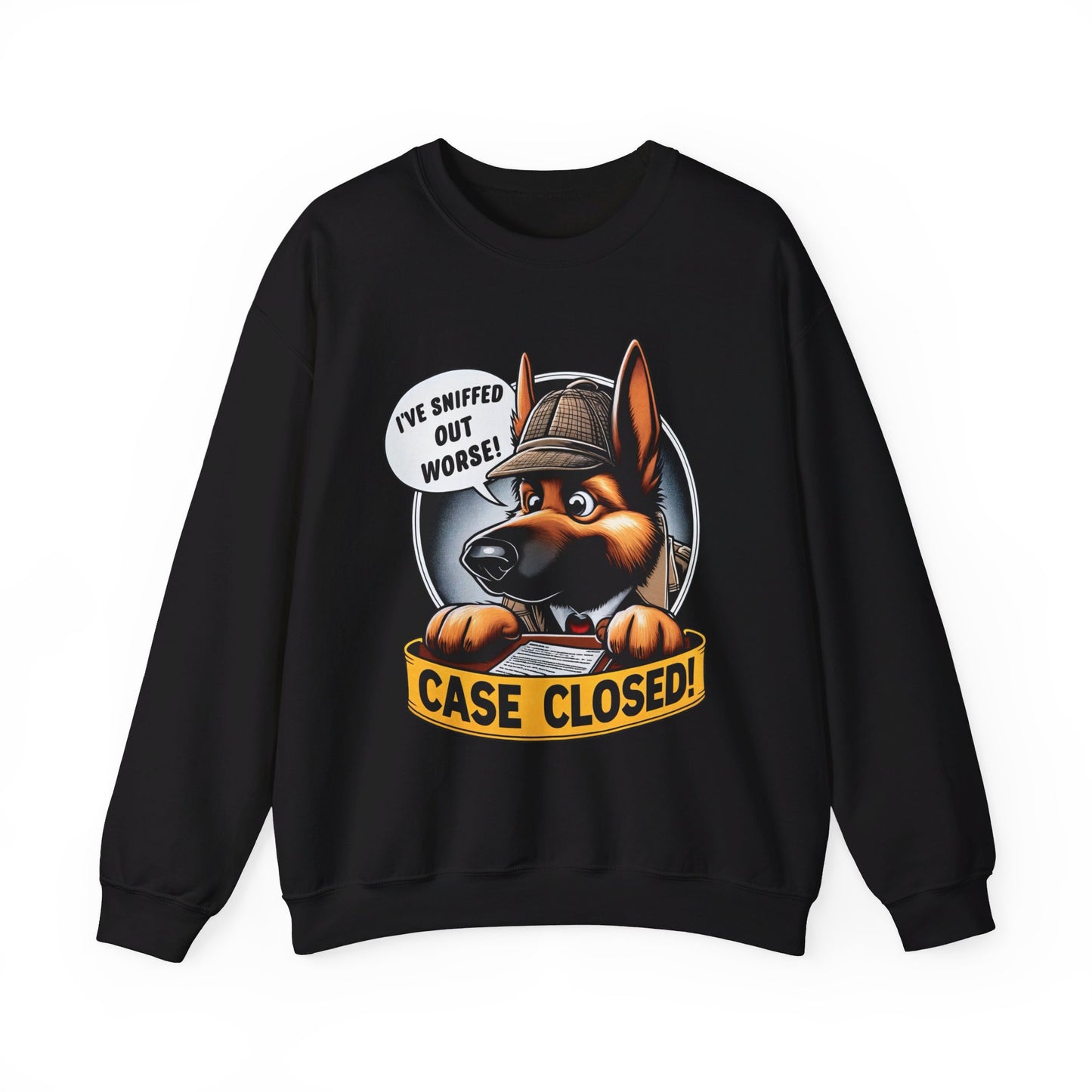 Case Closed Sweatshirt (10 colors) (German Shepherd)