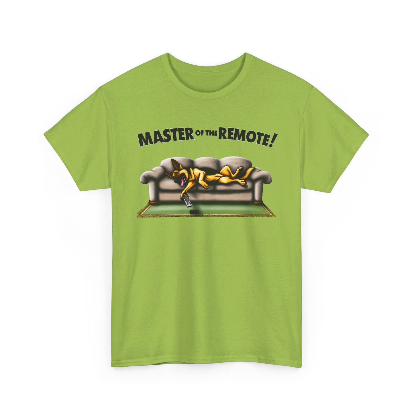 Master of the Remote! T-Shirt (13 colors) (German Shepherd)