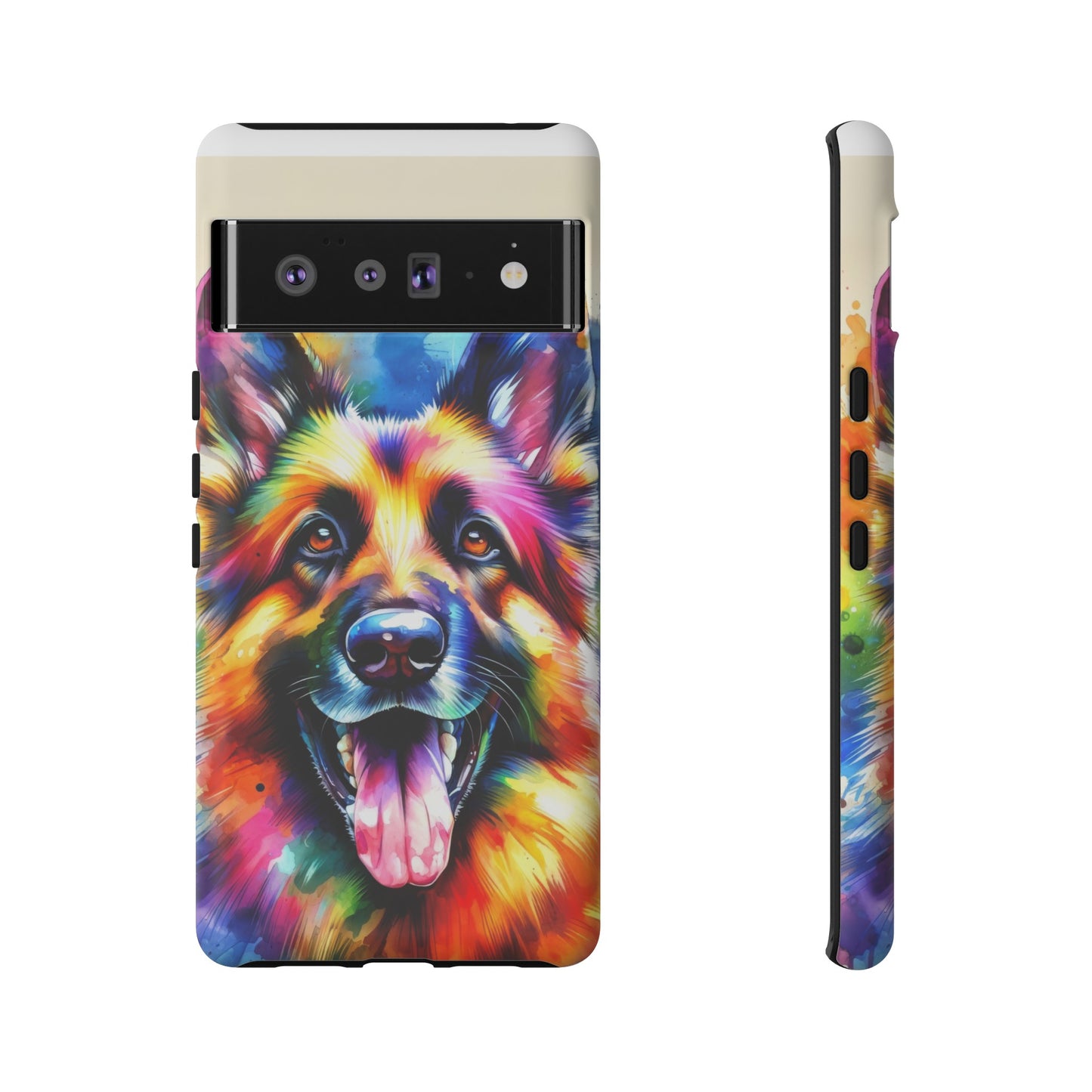 German Shepherd in Watercolor Tough Phone Case