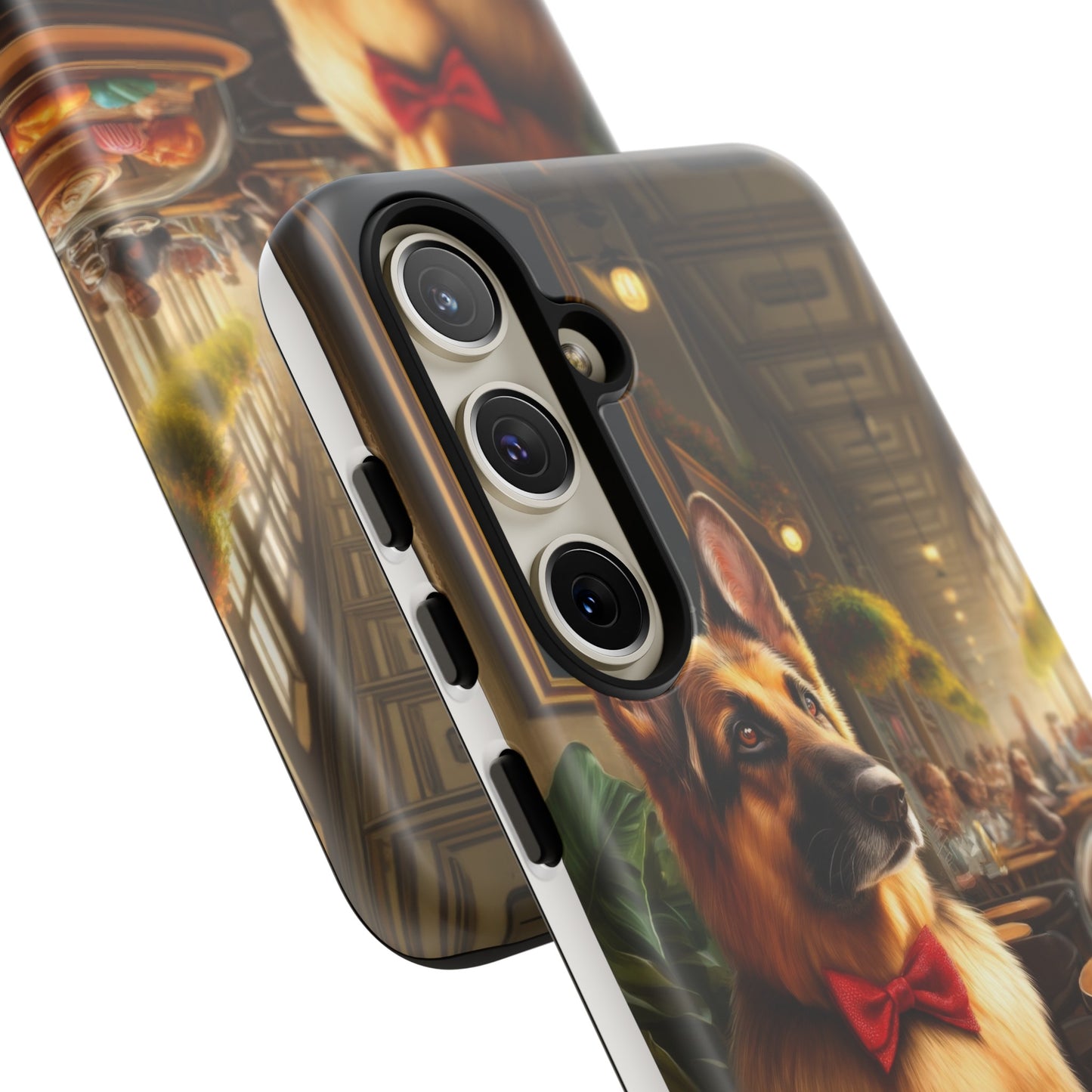 German Shepherd Drinking Phone Case