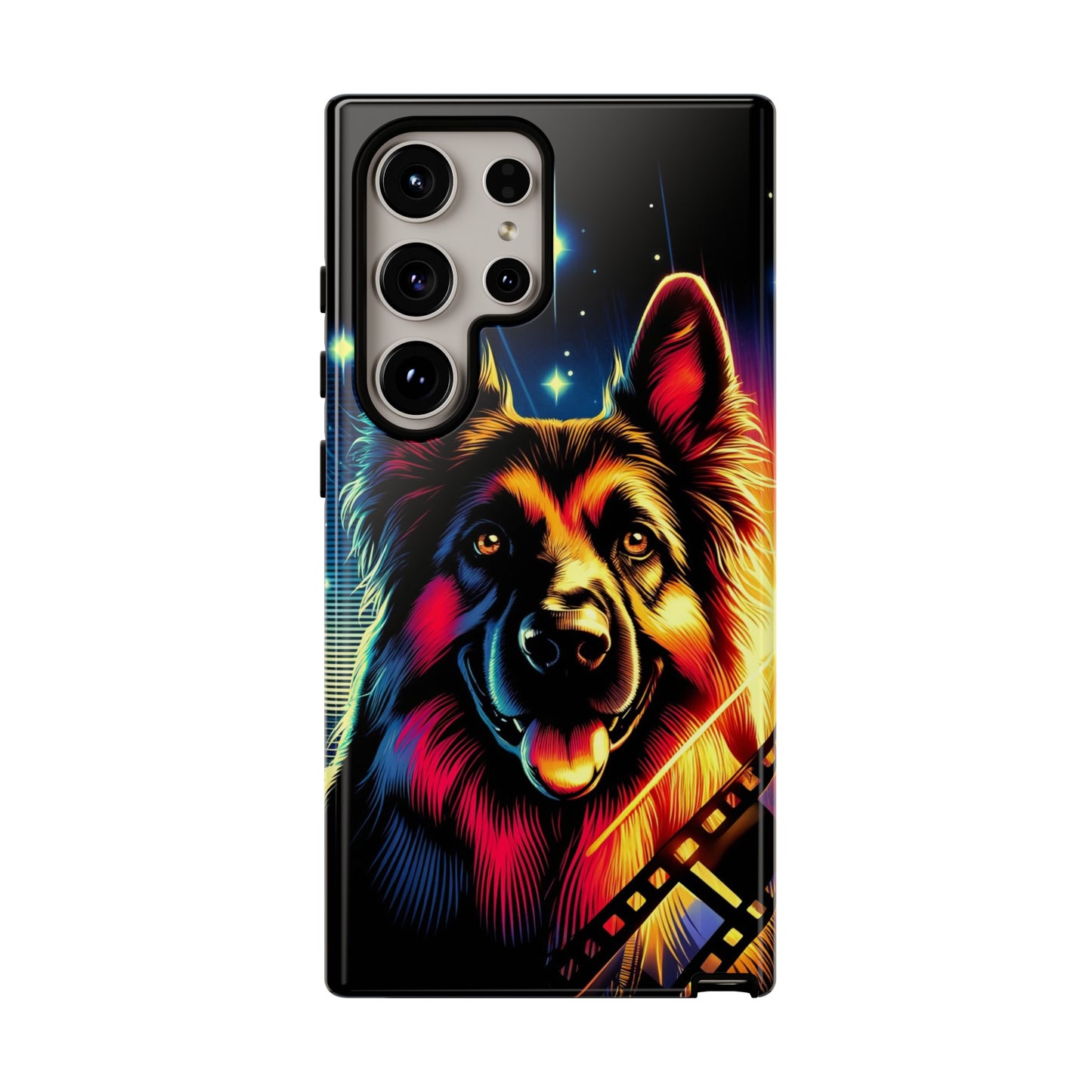 Comic book style German Shepherd Phone Case