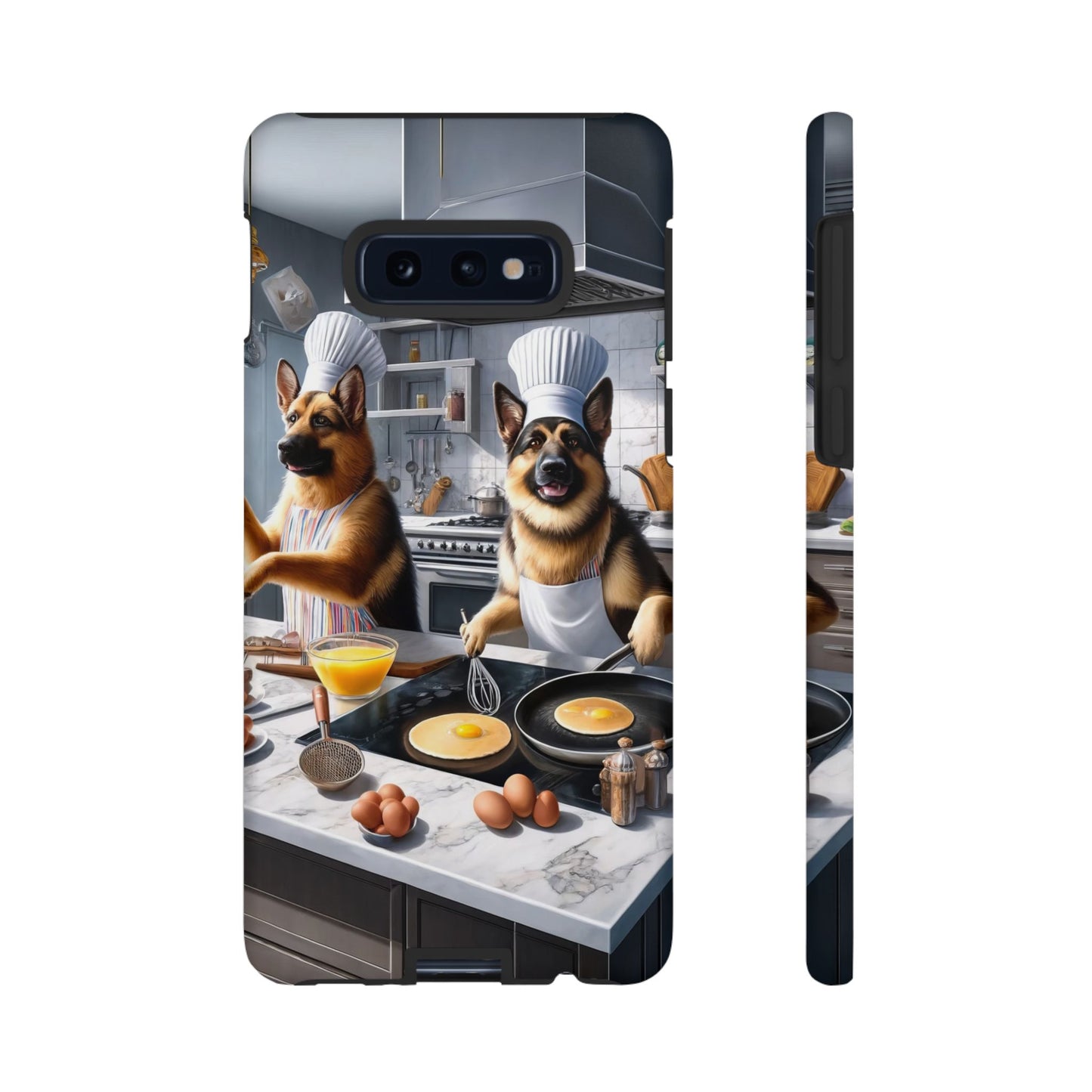 Cooking German Shepherds Tough Phone Case