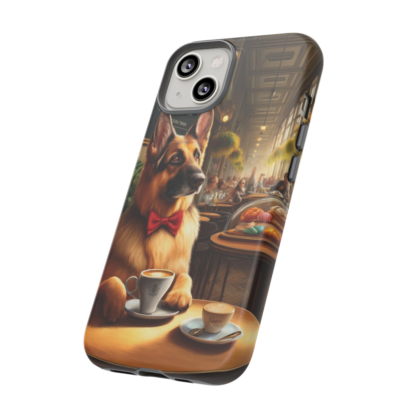 German Shepherd Drinking Phone Case