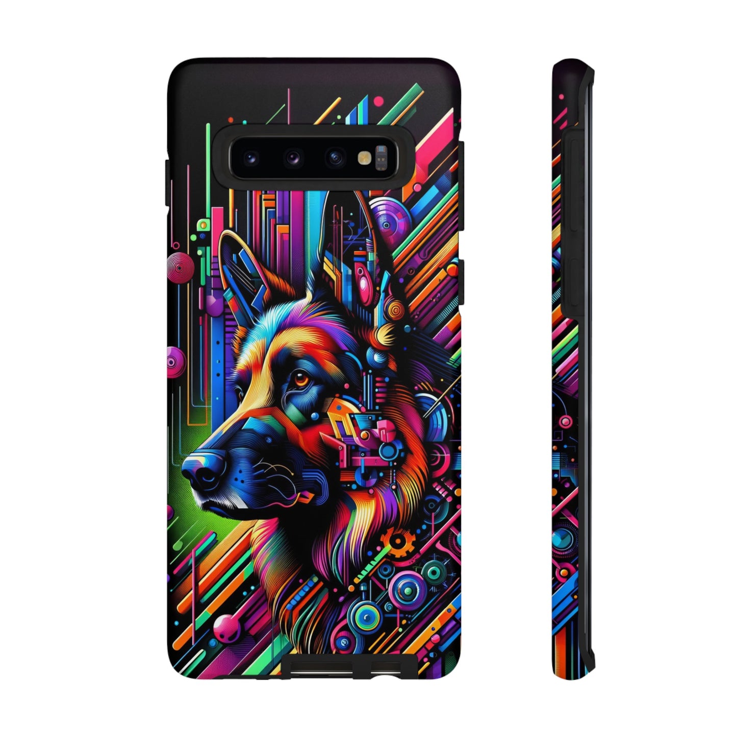 Constructivism and dadaism German Shepherd Phone Case