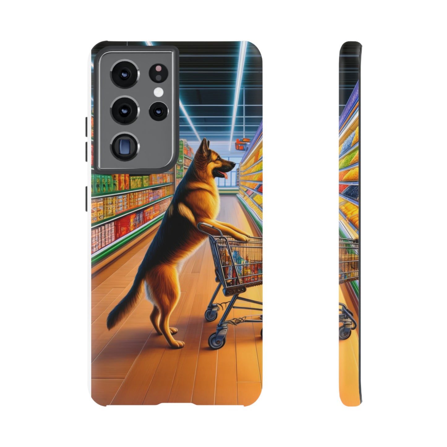 German Shepherd Shopping Phone Case