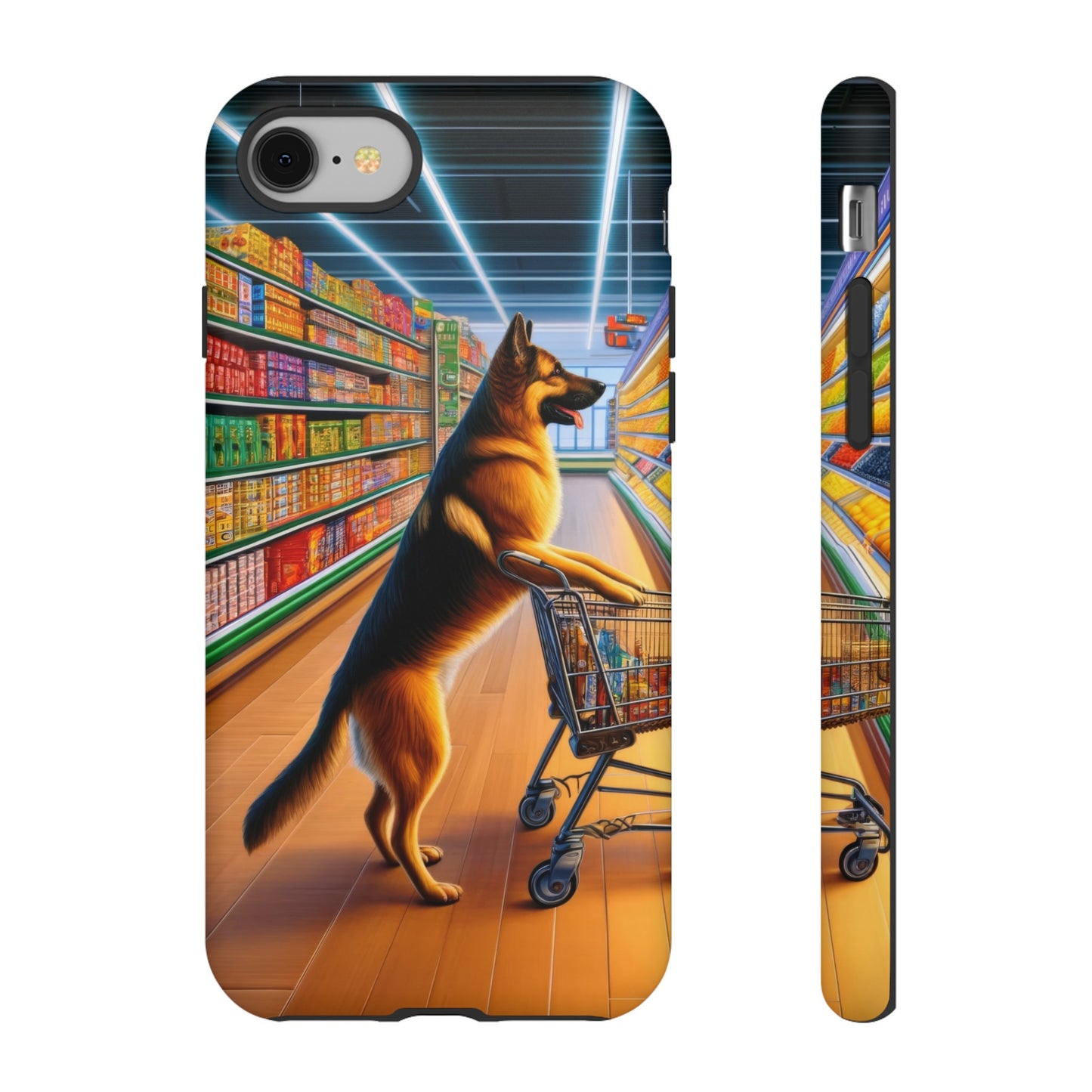 German Shepherd Shopping Phone Case