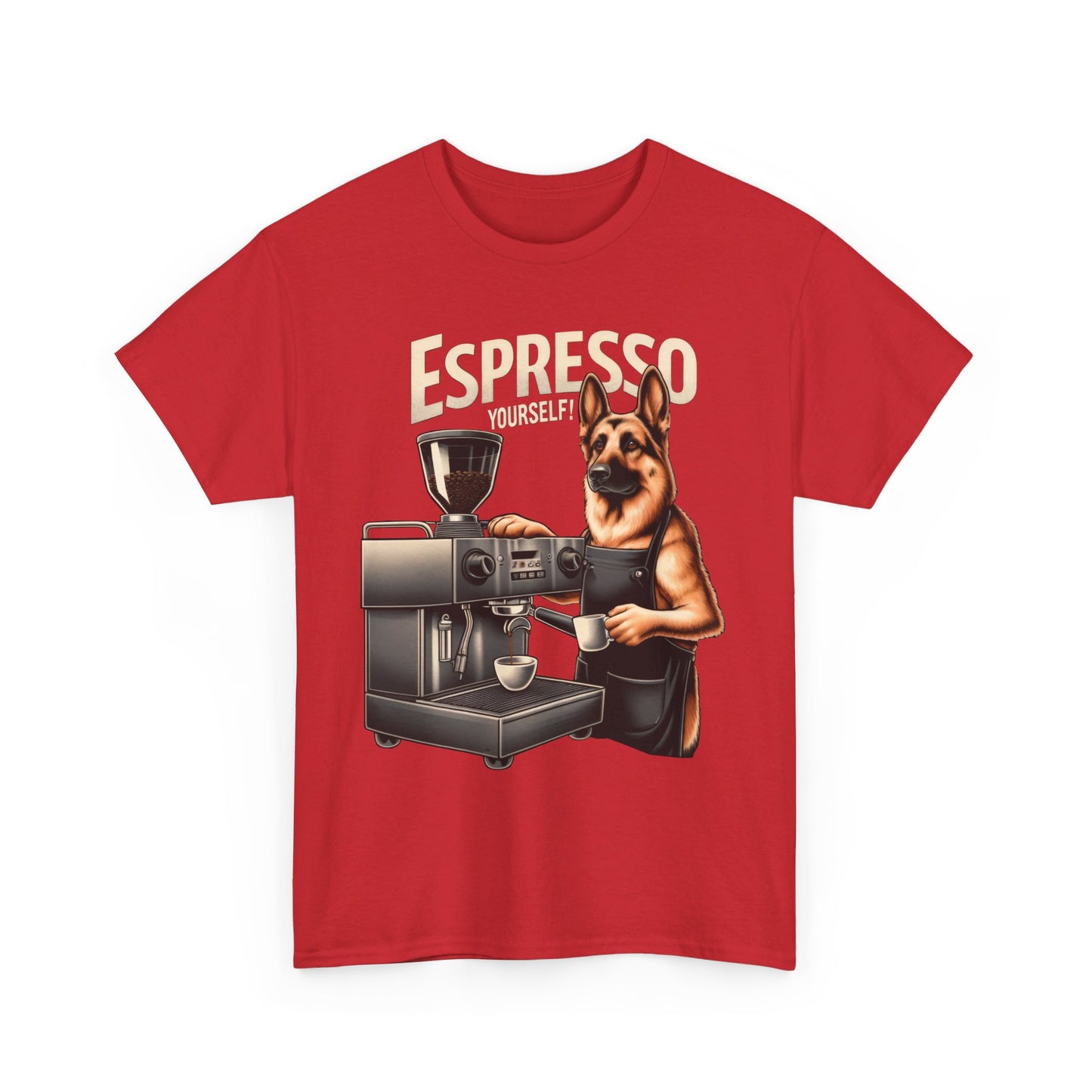 Espresso Yourself T-Shirt (13 colors) (German Shepherd)