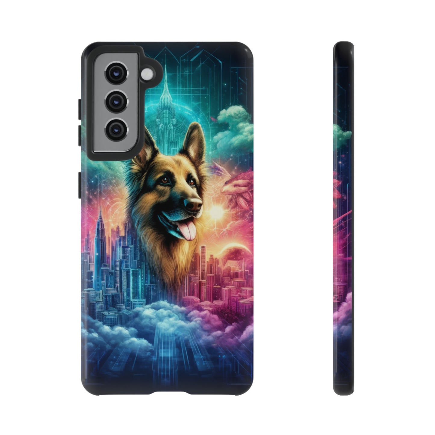 Dreamy fantasy German Shepherd Phone Case