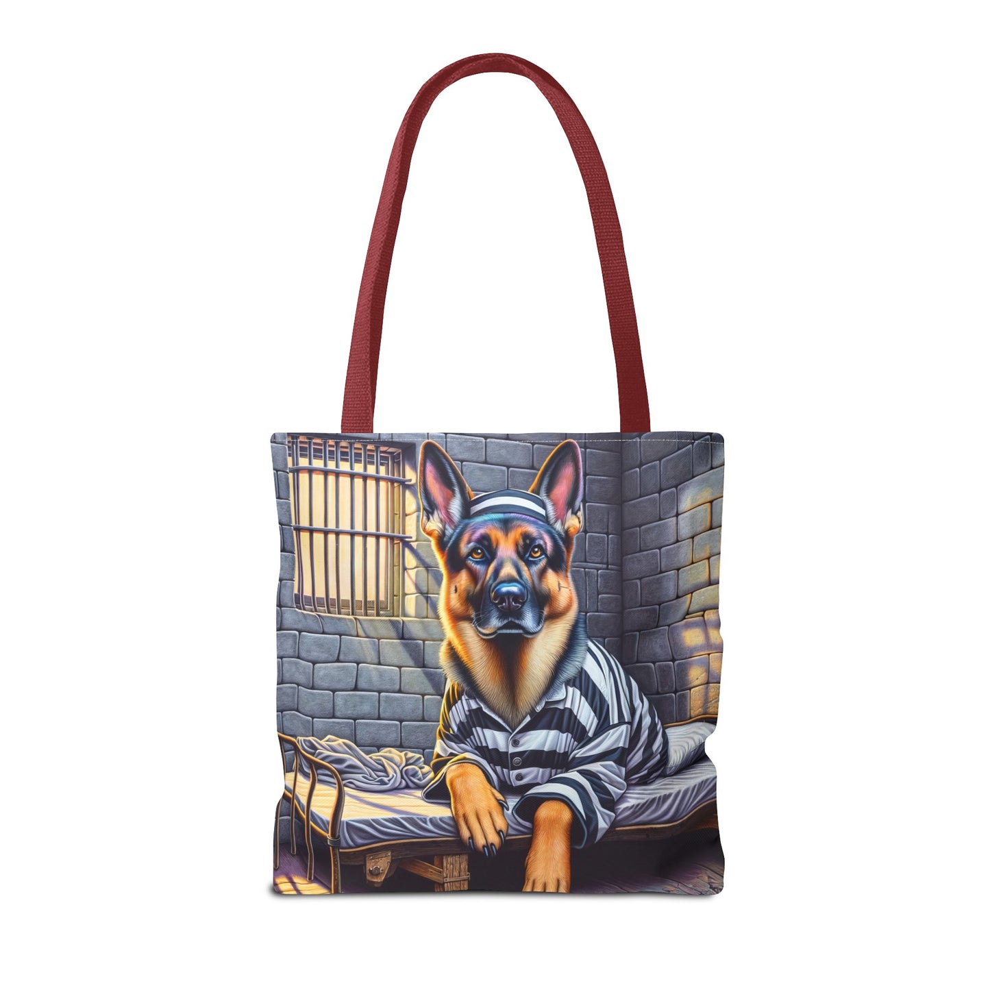 German Shepherd as a prisoner Tote Bag