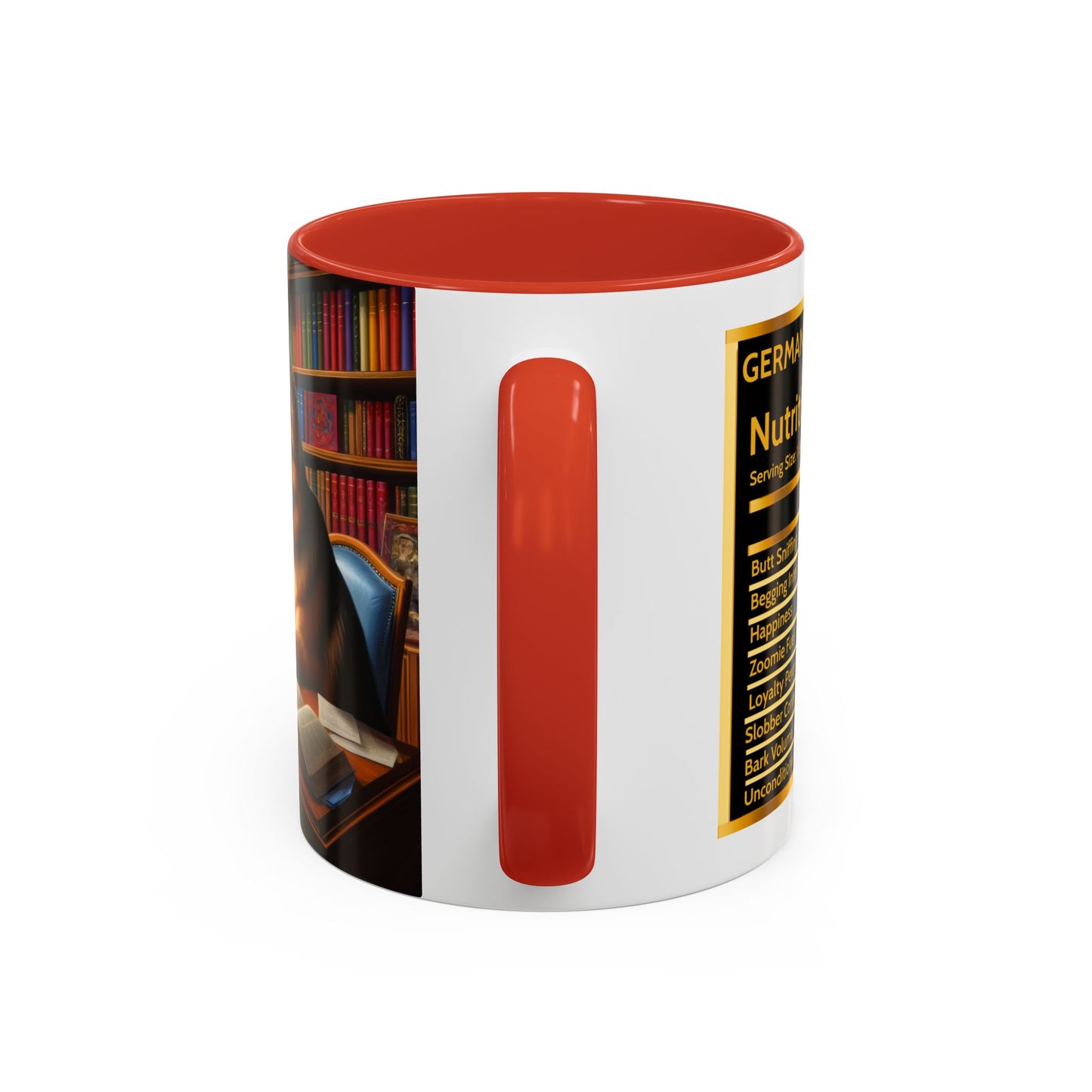 German Shepherd Writing a Book Coffee Mug