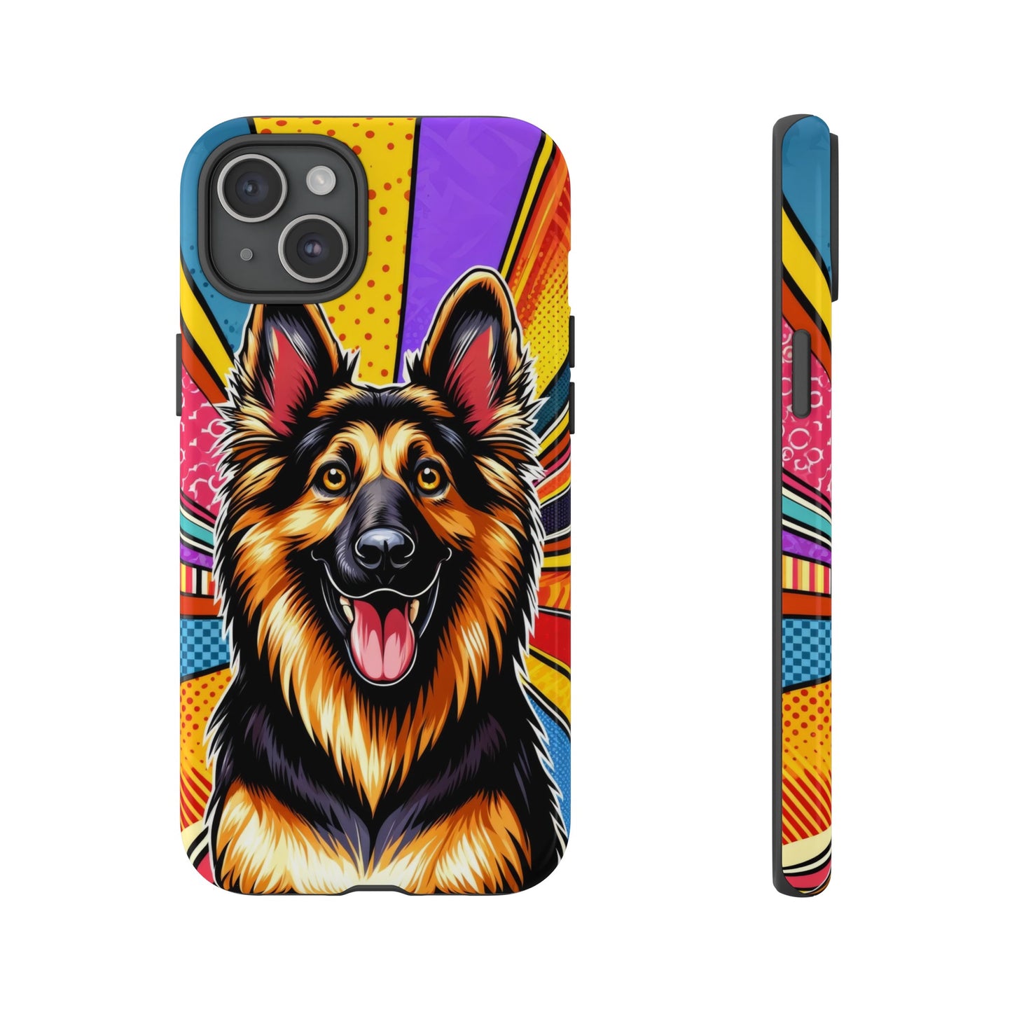 Anime style German Shepherd Phone Case