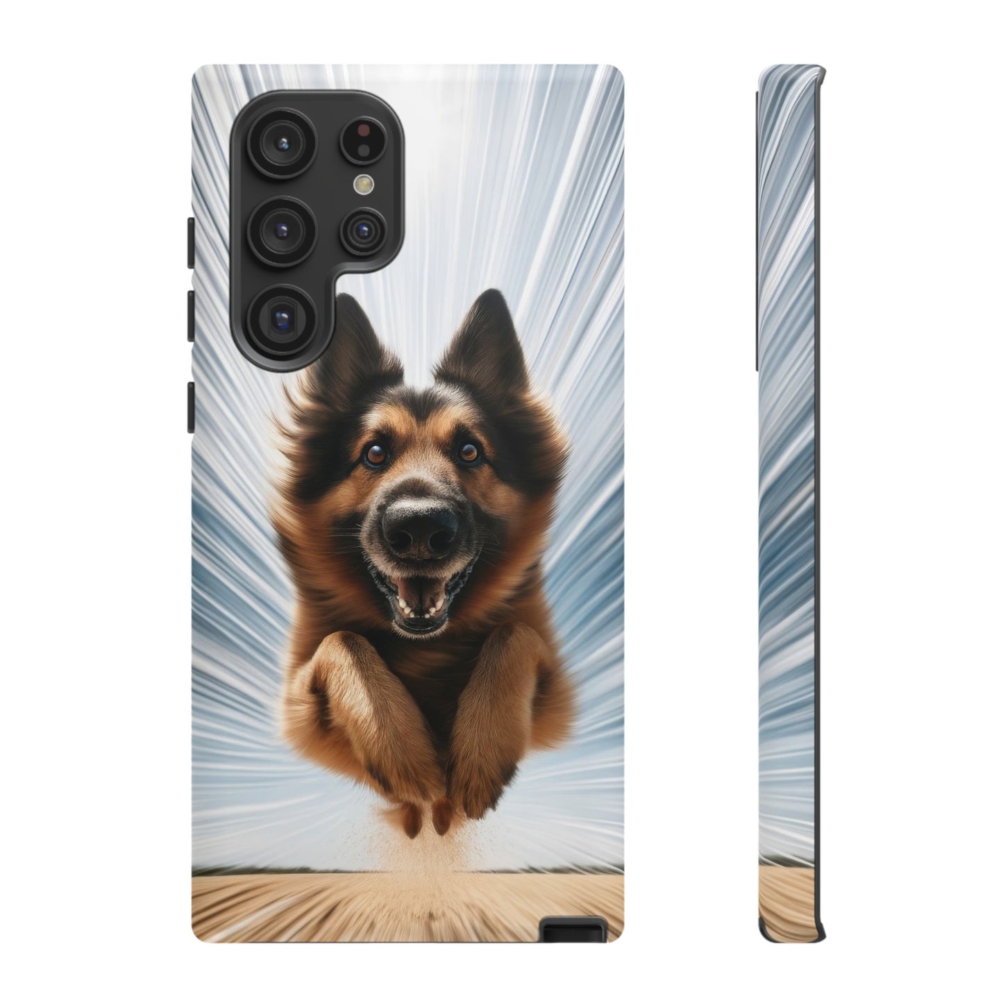 Motion blur German Shepherd Phone Case