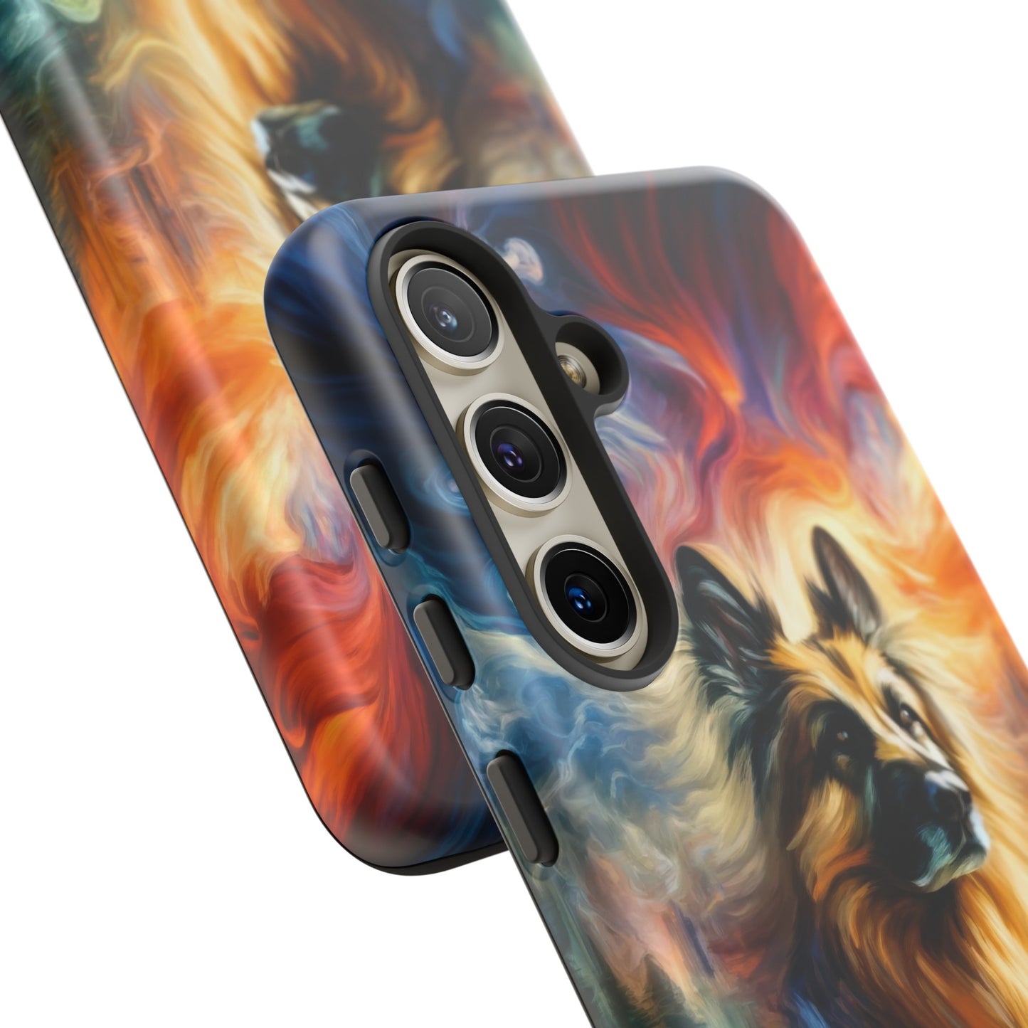 Expressionism and fantasy German Shepherd Phone Case