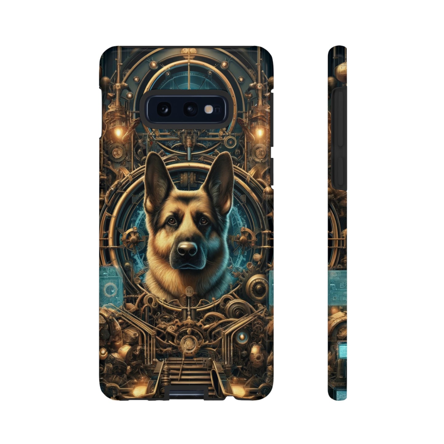 Steampunk Fantasy V2 German Shepherd Phone Case