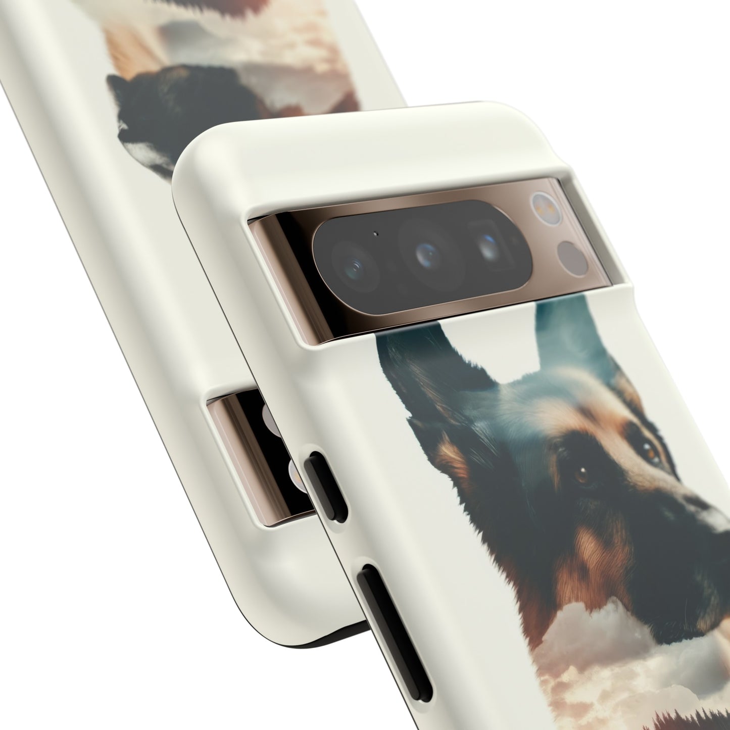 Romanticism and double exposure German Shepherd Phone Case