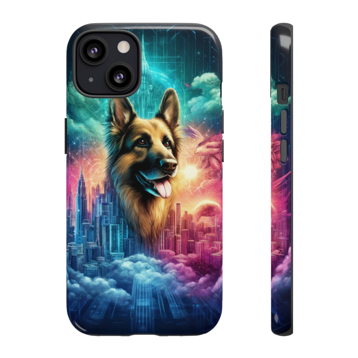 Dreamy fantasy German Shepherd Phone Case