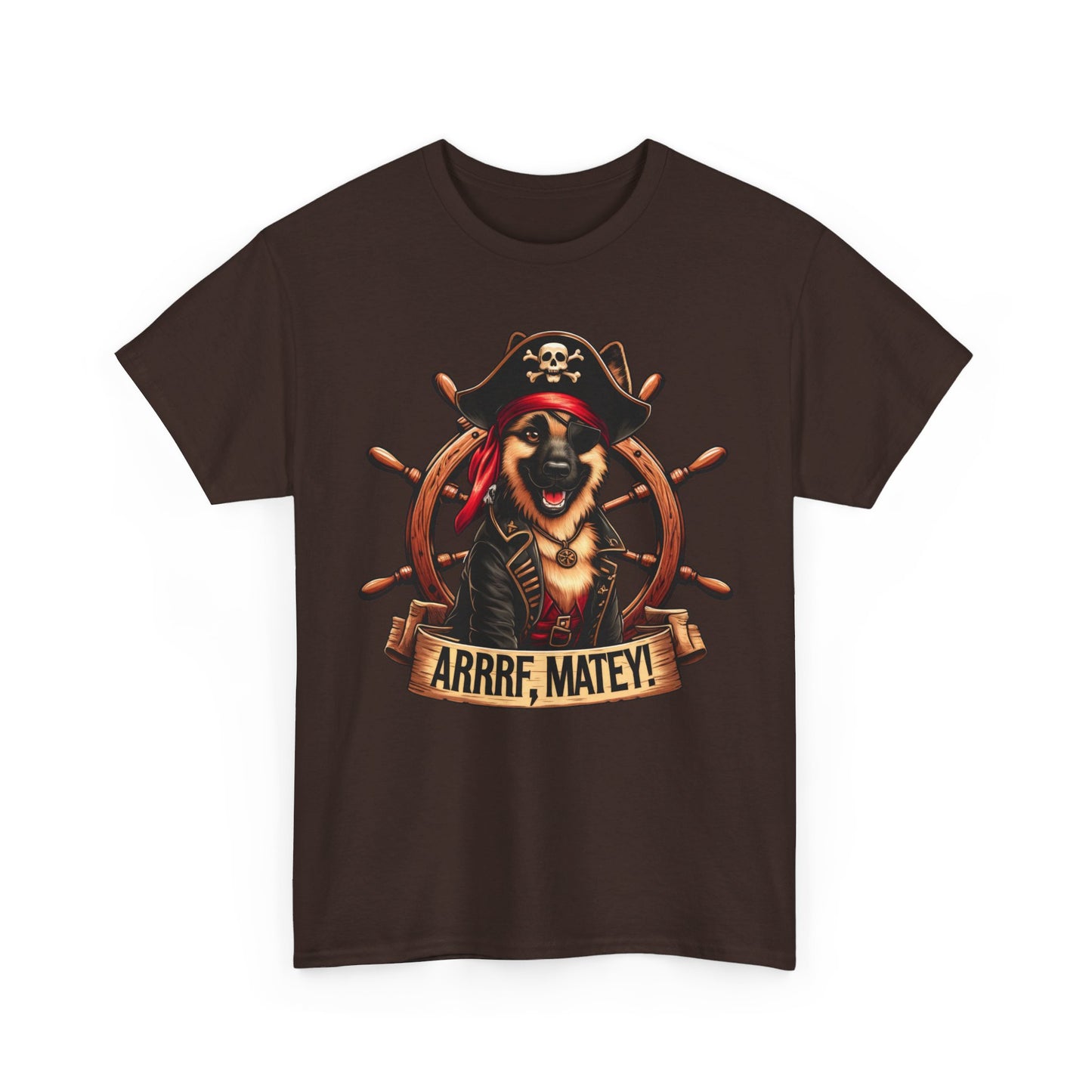 ARRRF, Matey T-Shirt (13 colors) (German Shepherd)