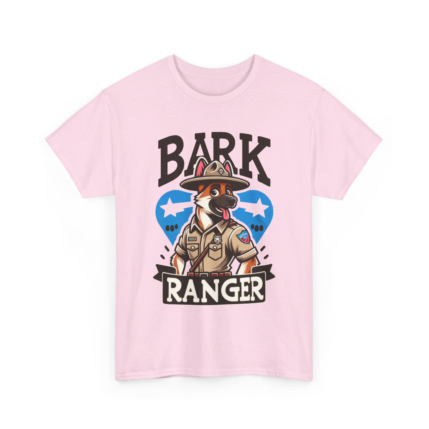 Bark Ranger On Duty T-Shirt (13 colors) (German Shepherd)