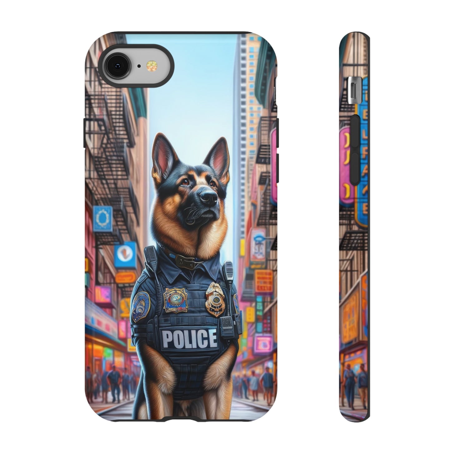 German Shepherd Police Officer Phone Case