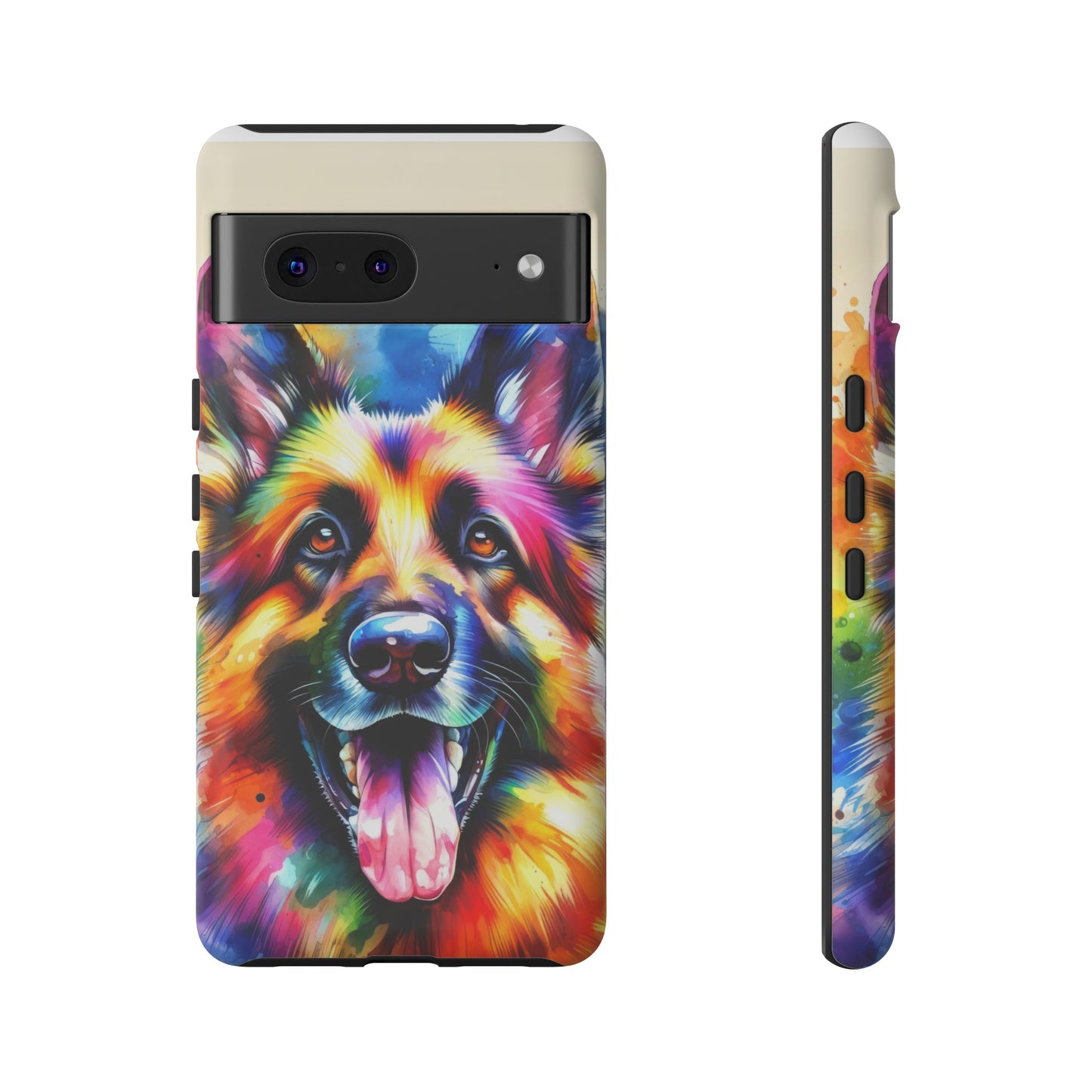 German Shepherd in Watercolor Tough Phone Case