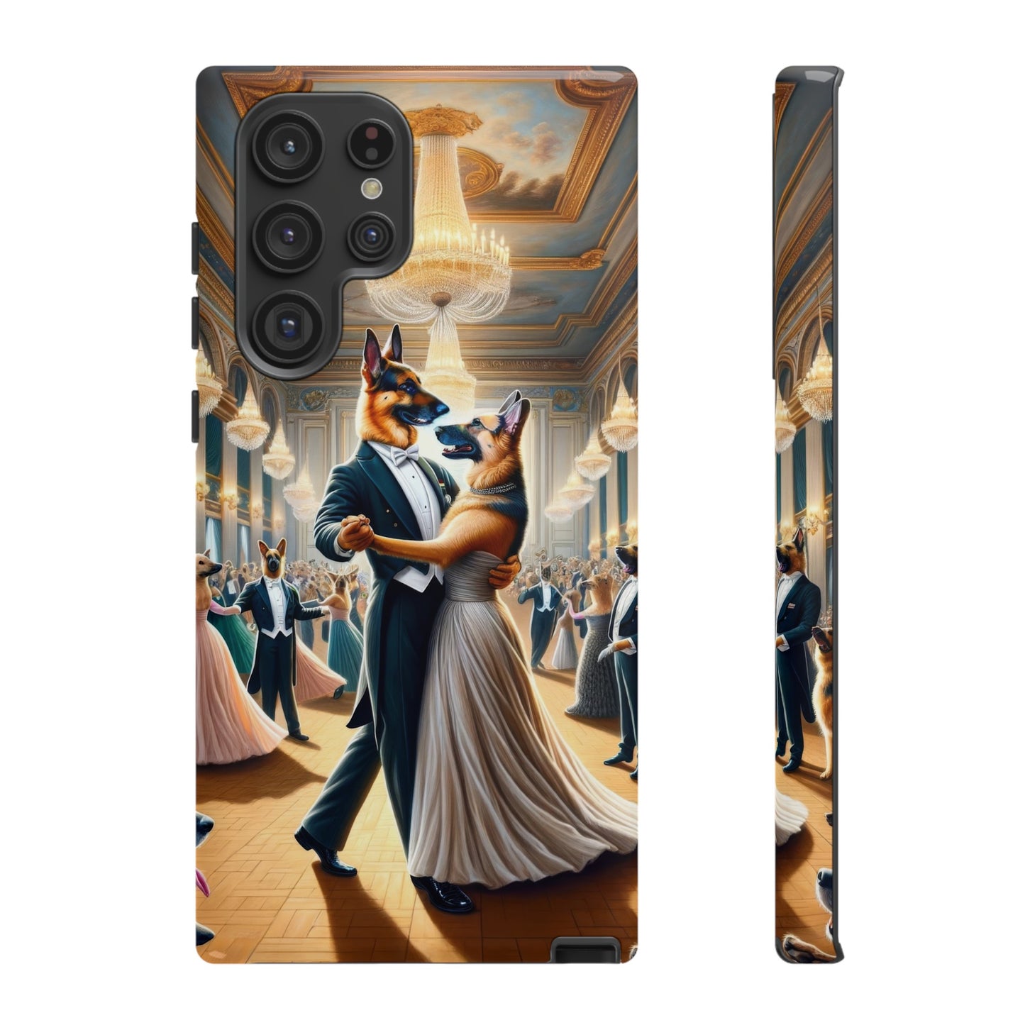 Dancing German Shepherds Tough Phone Case