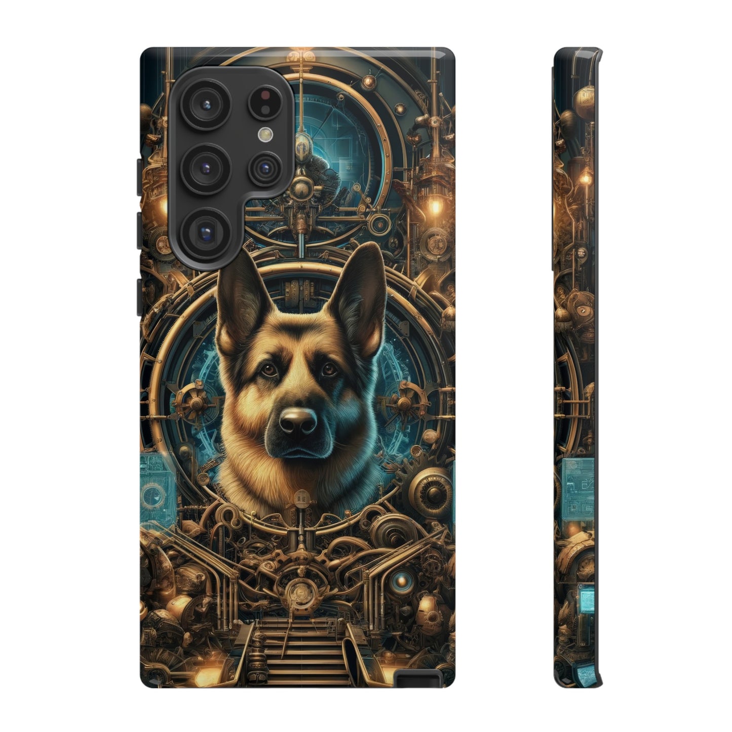 Steampunk Fantasy V2 German Shepherd Phone Case