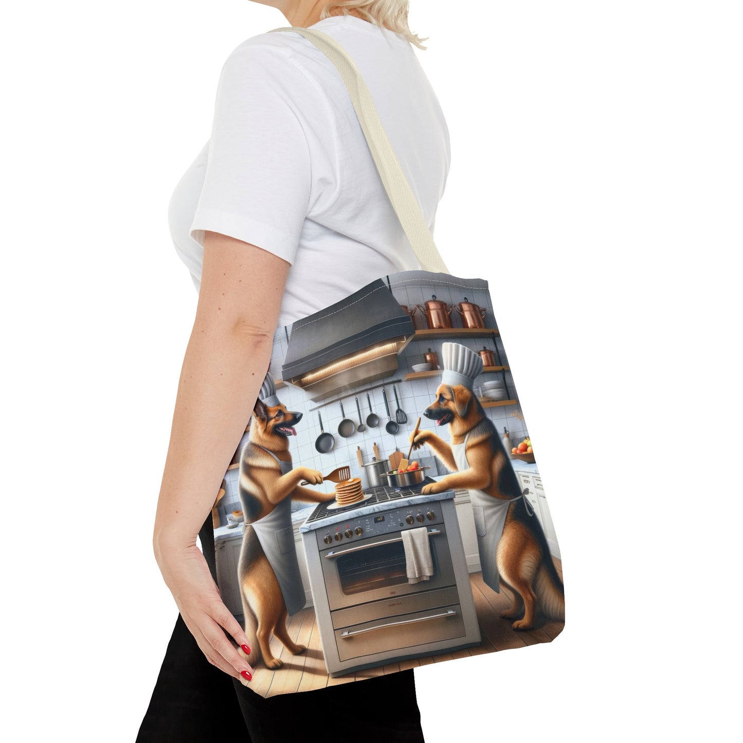 Cooking German Shepherds Tote Bag