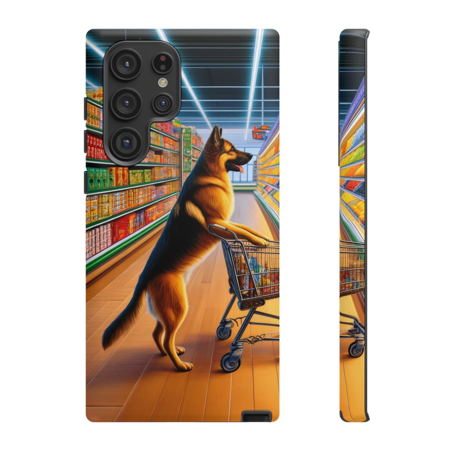 German Shepherd Shopping Phone Case