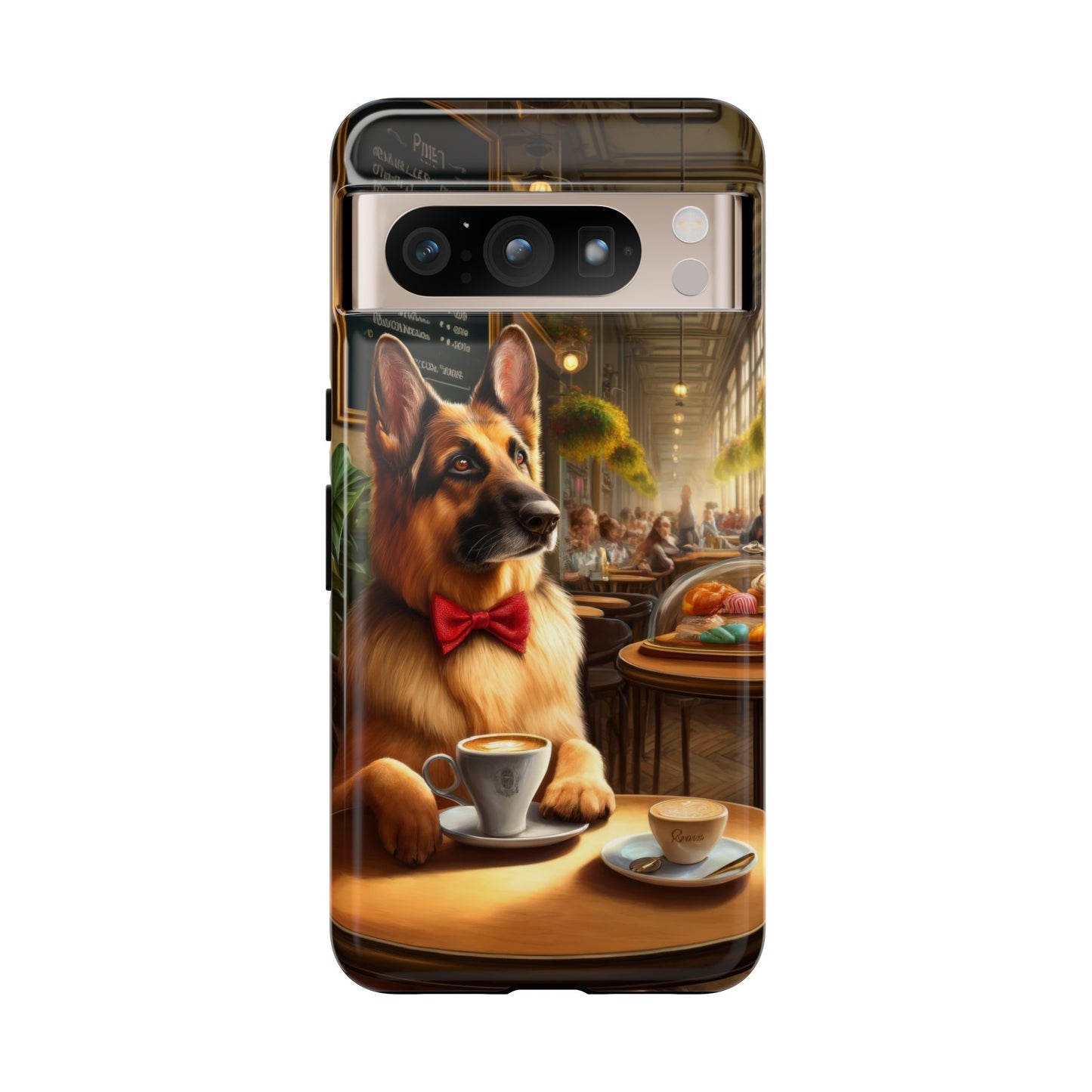 German Shepherd Drinking Phone Case