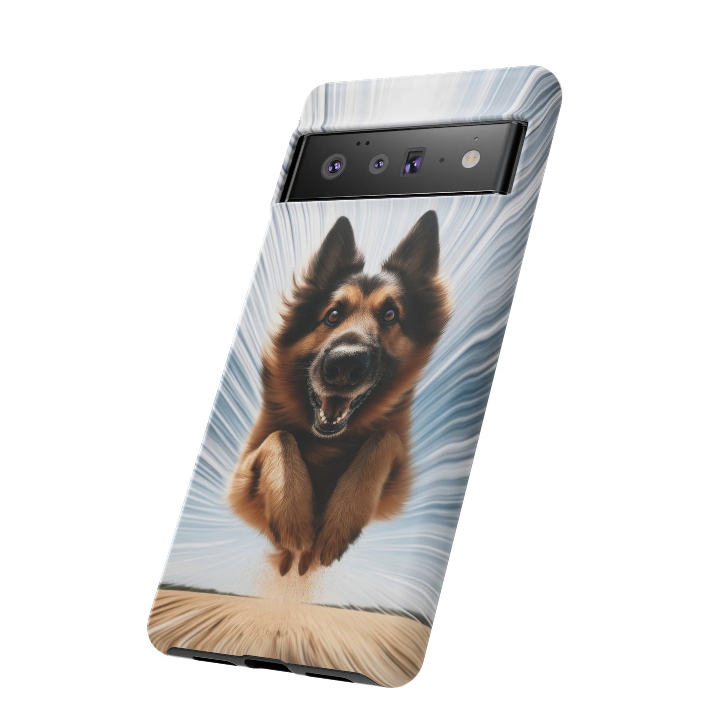 Motion blur German Shepherd Phone Case