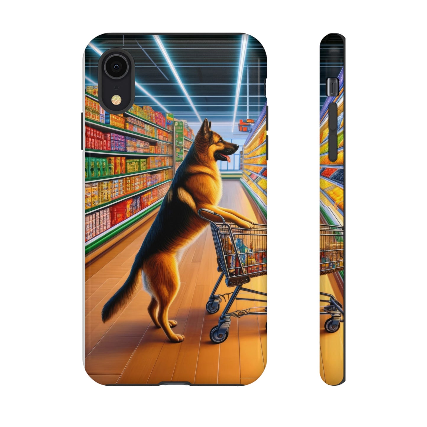 German Shepherd Shopping Phone Case