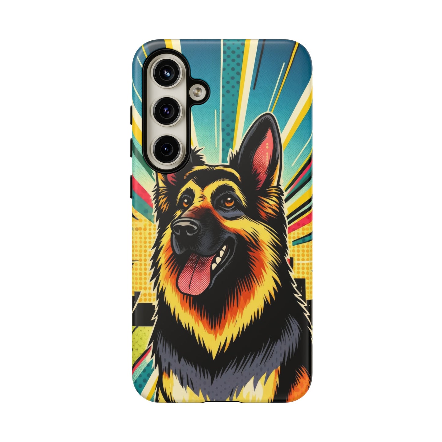 Comic style German Shepherd Phone Case