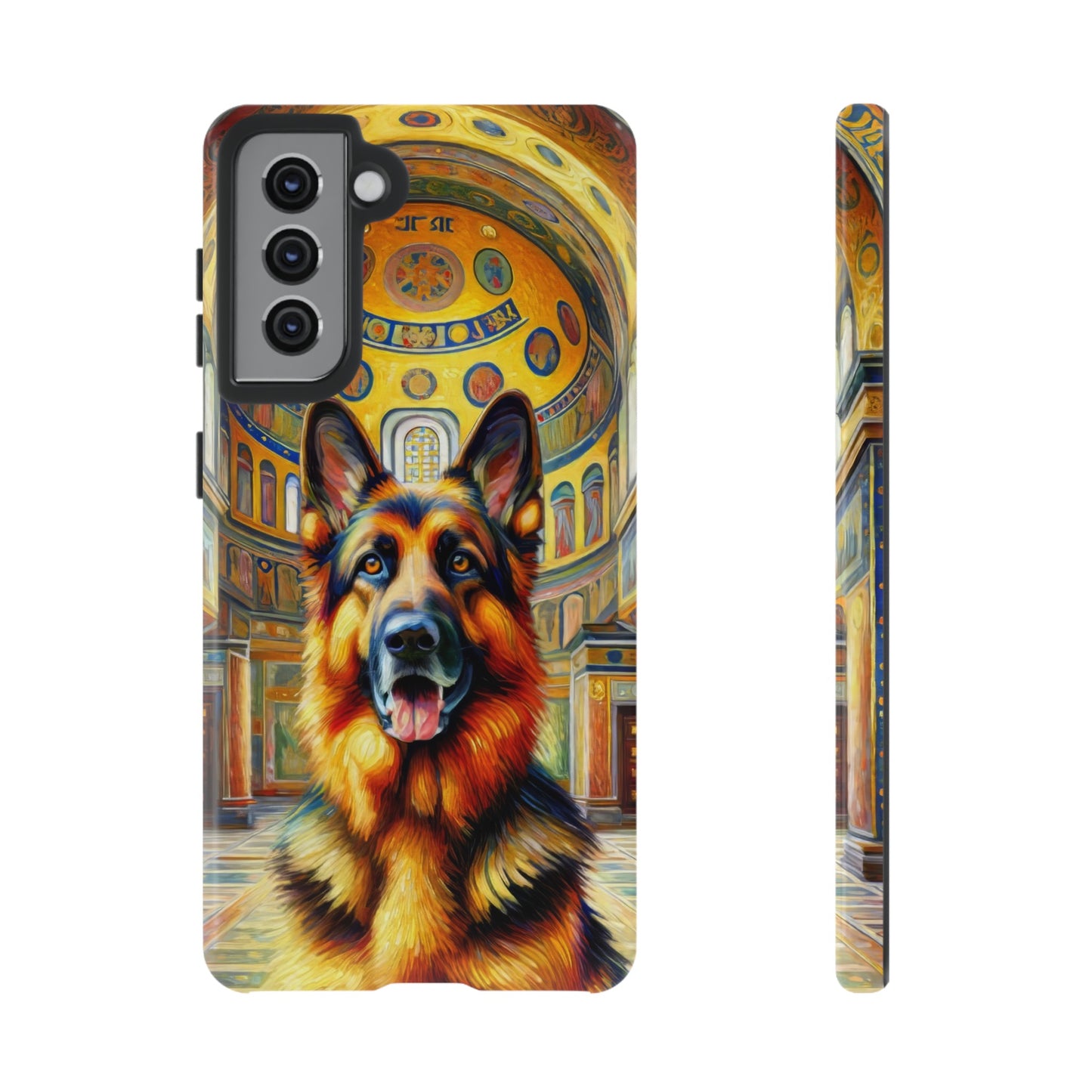 Neo-impressionist German Shepherd Phone Case