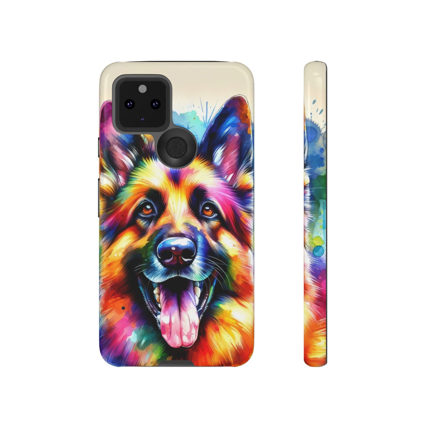 German Shepherd in Watercolor Tough Phone Case