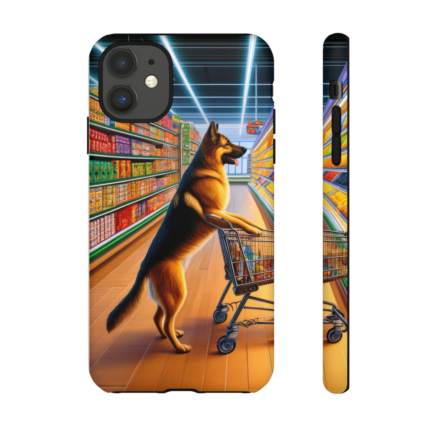 German Shepherd Shopping Phone Case