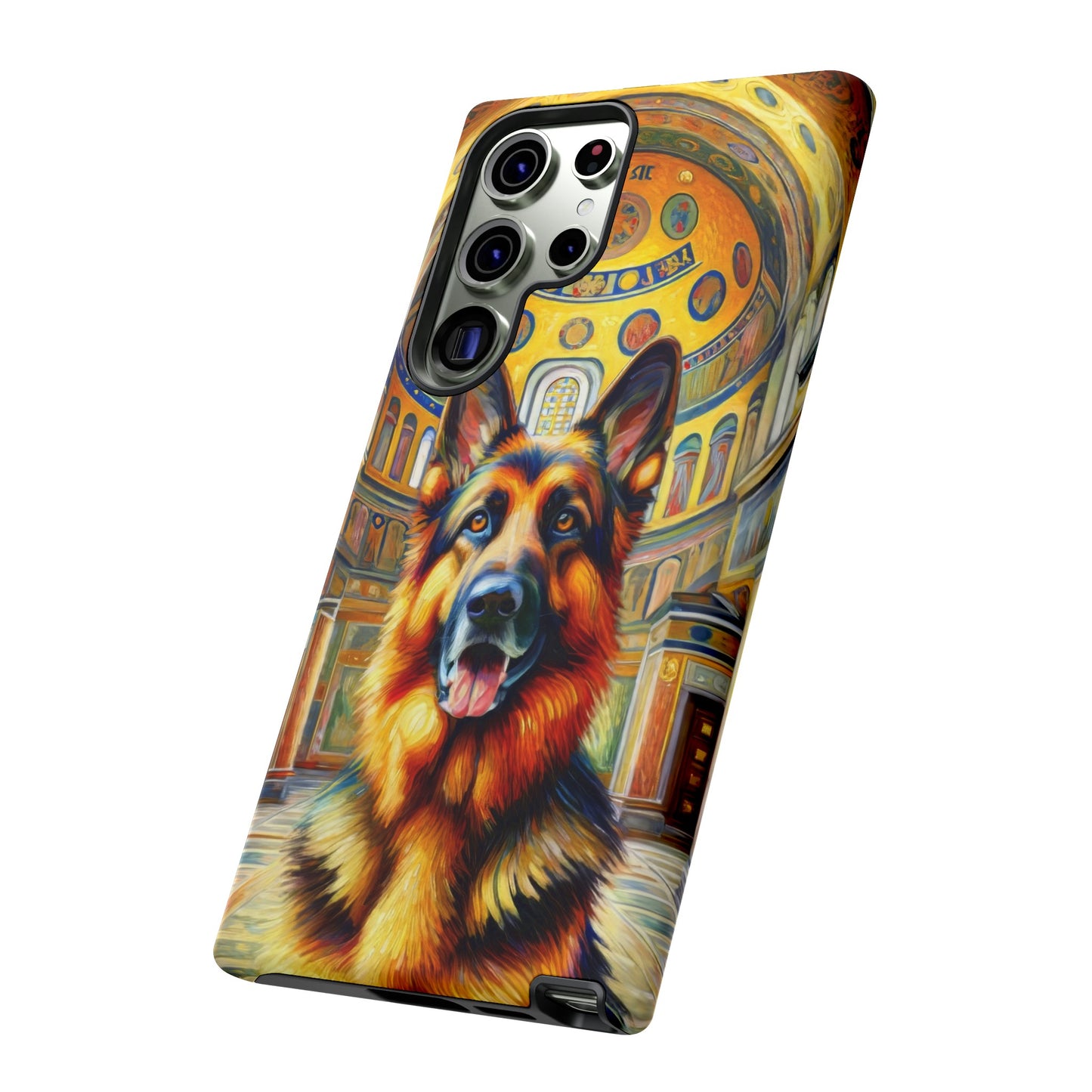 Neo-impressionist German Shepherd Phone Case