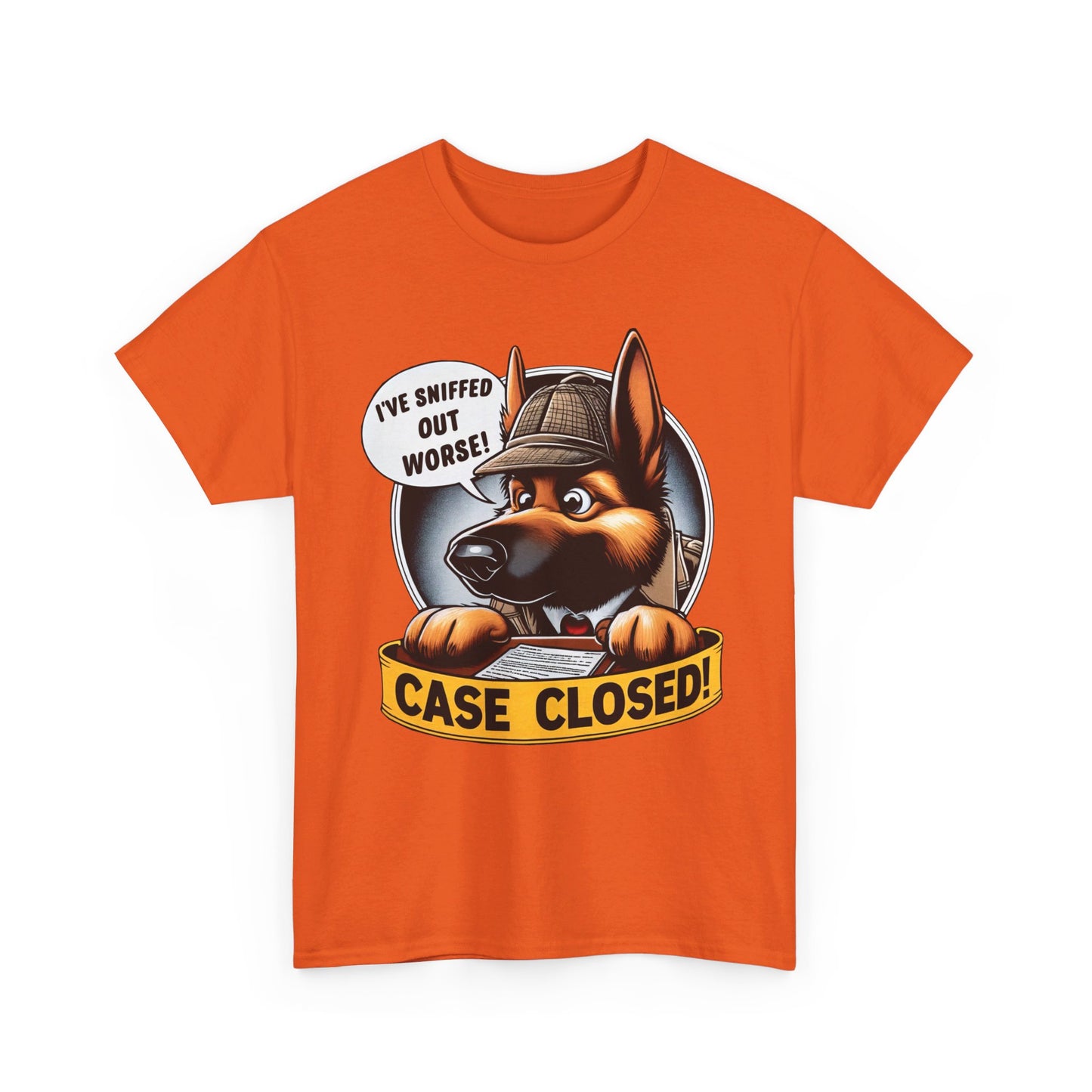 Case Closed T-Shirt (13 colors) (German Shepherd)