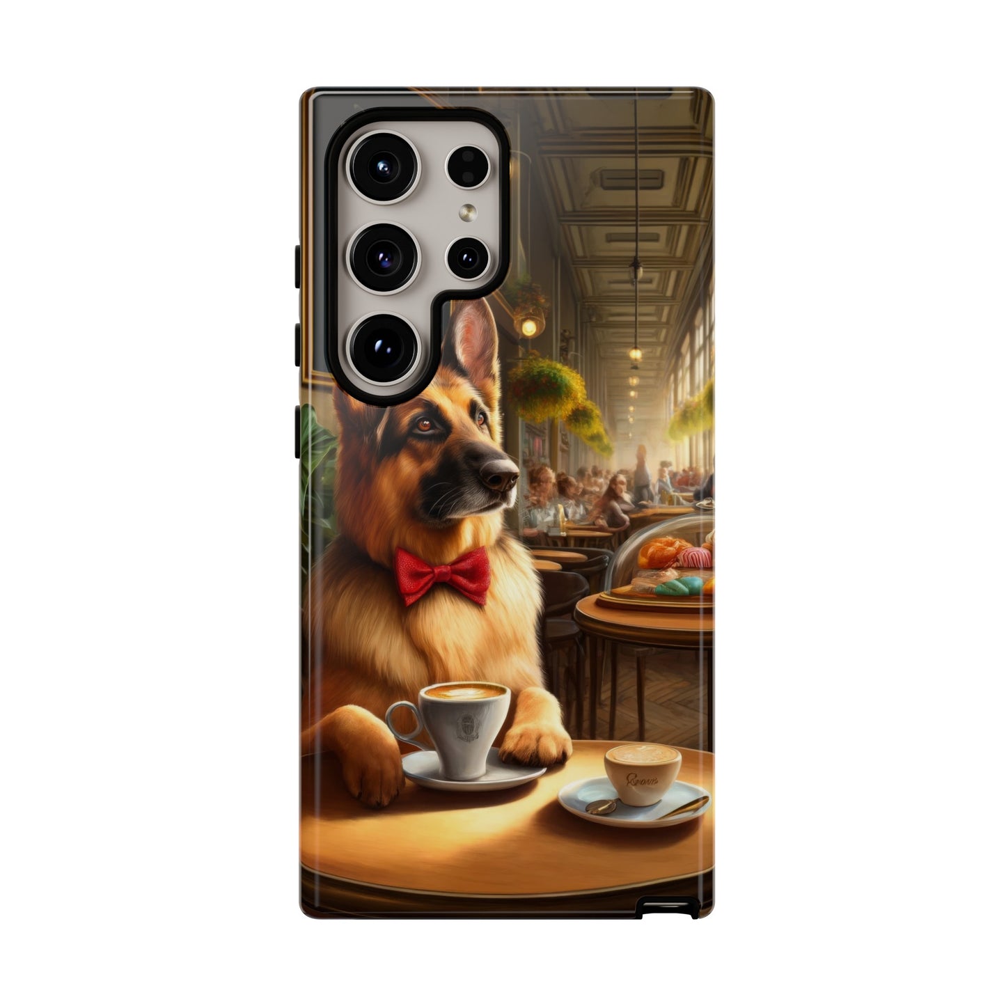 German Shepherd Drinking Phone Case