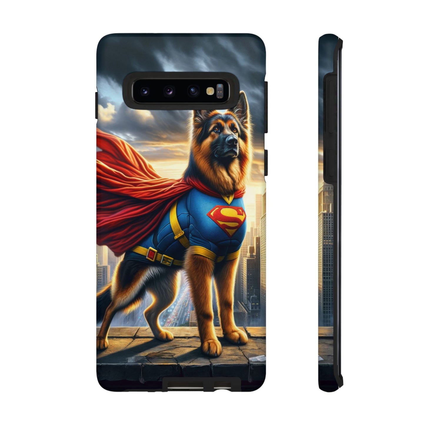 German Shepherd Superhero Phone Case