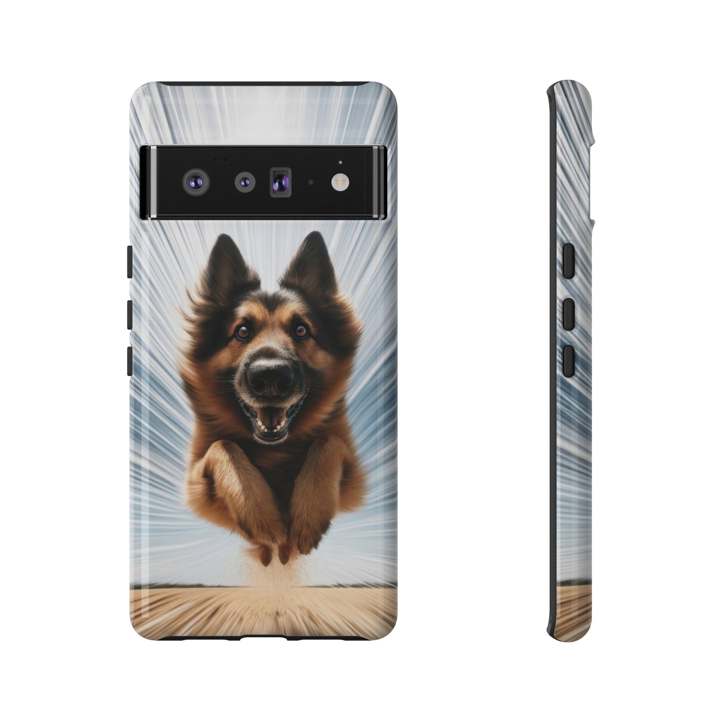 Motion blur German Shepherd Phone Case