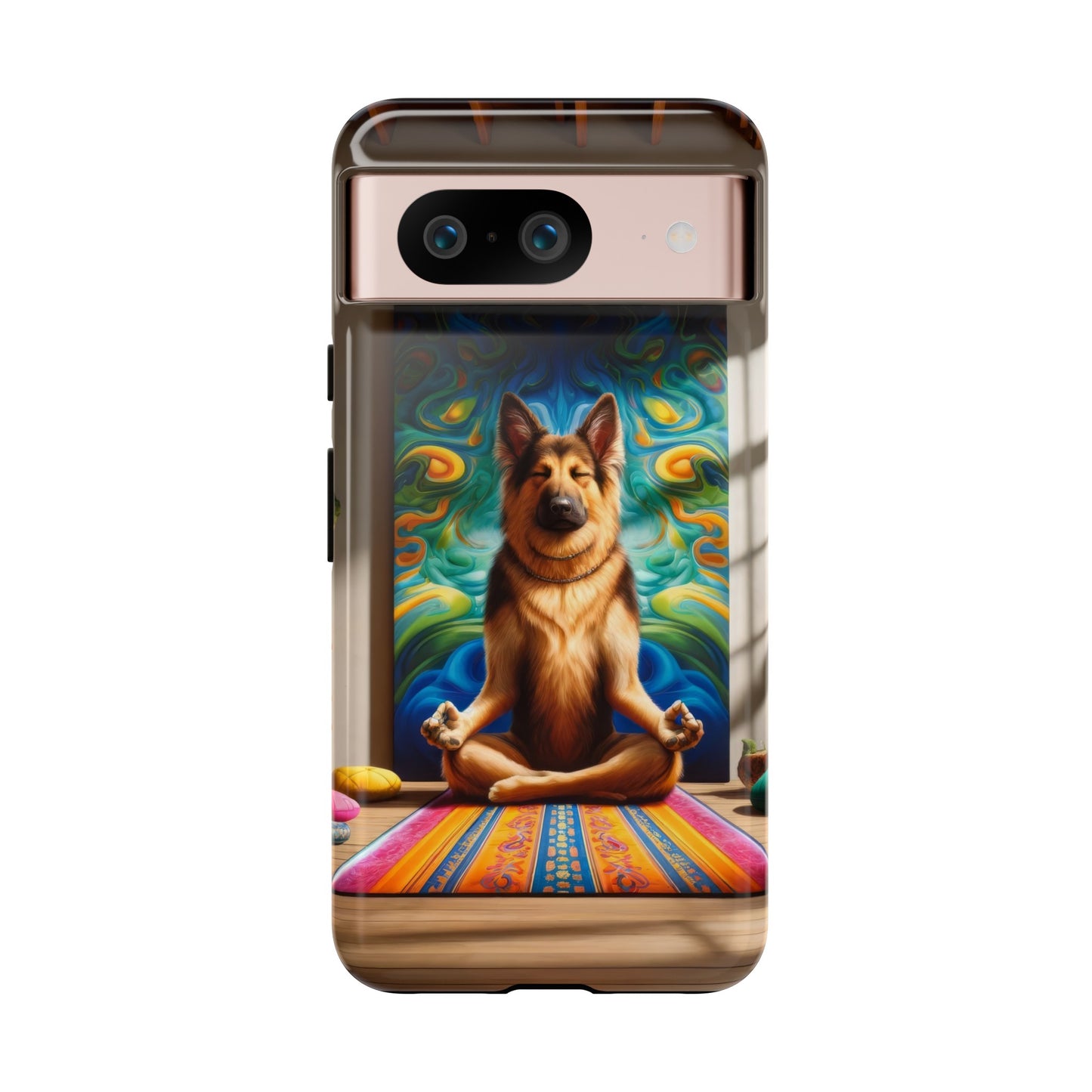 German Shepherd Meditating Phone Case